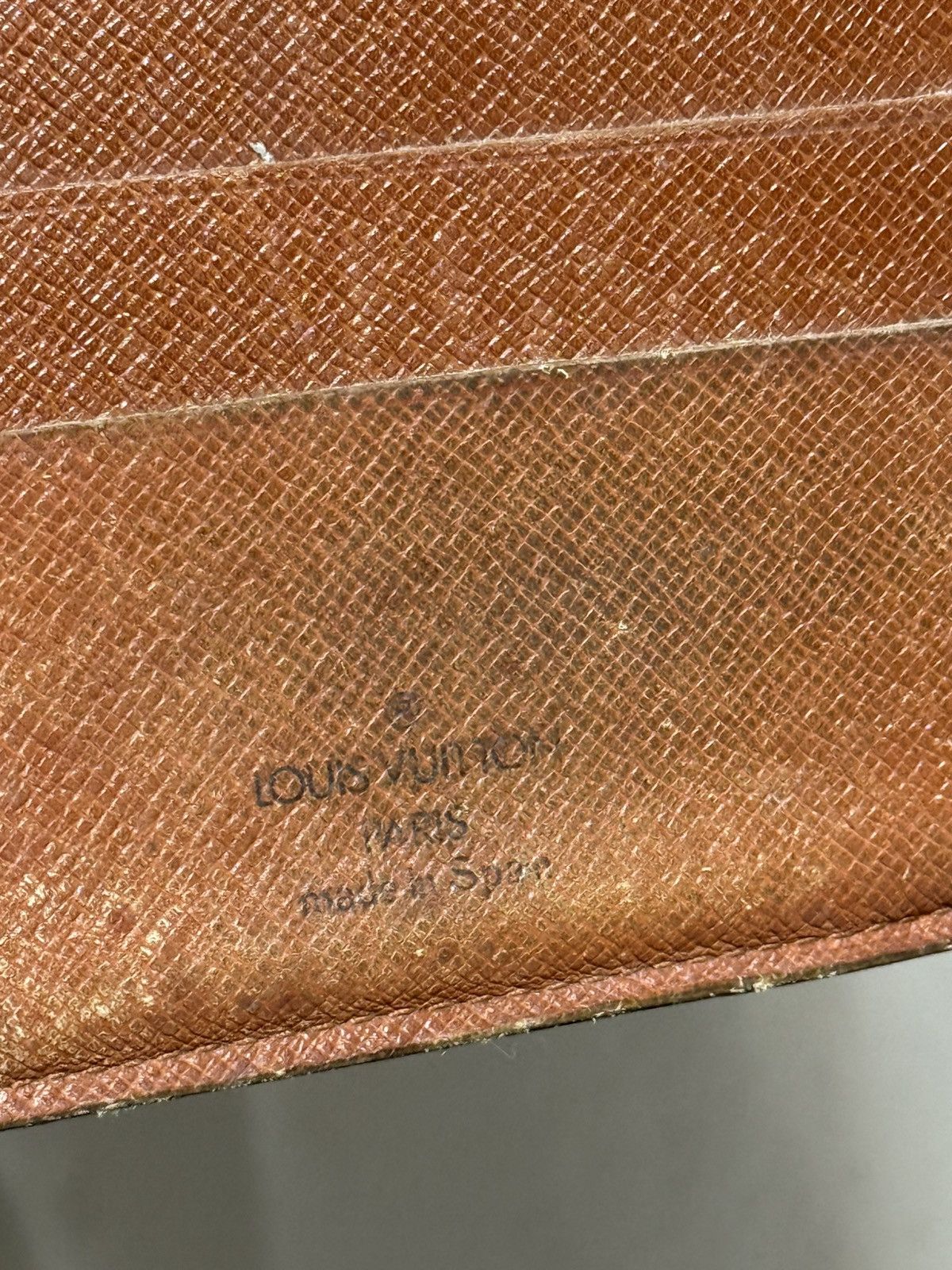 Louis Vuitton Louis Vuitton Monogram Brown Leather Bifold Wallet Preowned Size ONE SIZE - 4 Thumbnail