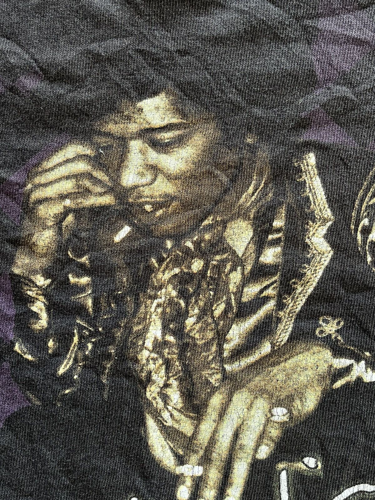 Vintage Vintage Jimmy Hendrix t- shirt 2002’s Size US XL / EU 56 / 4 - 3 Thumbnail