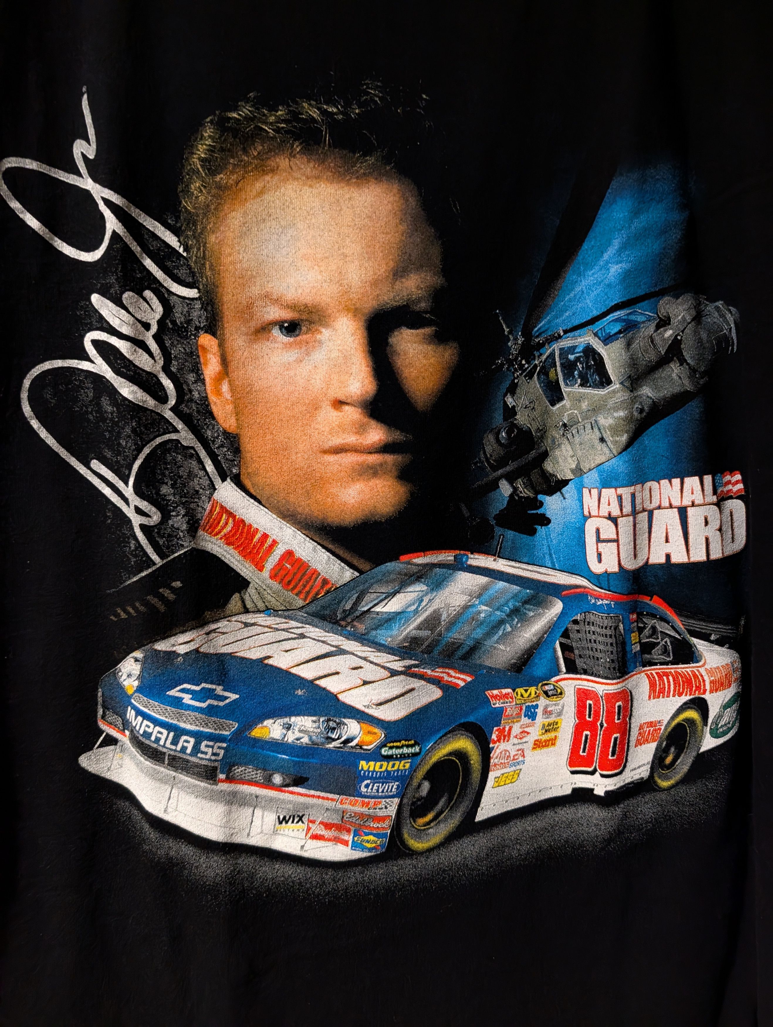 NASCAR Vintage 2008 National Guard Dale Earnhardt Racing T-Shirt Size US XXL / EU 58 / 5 - 2 Thumbnail