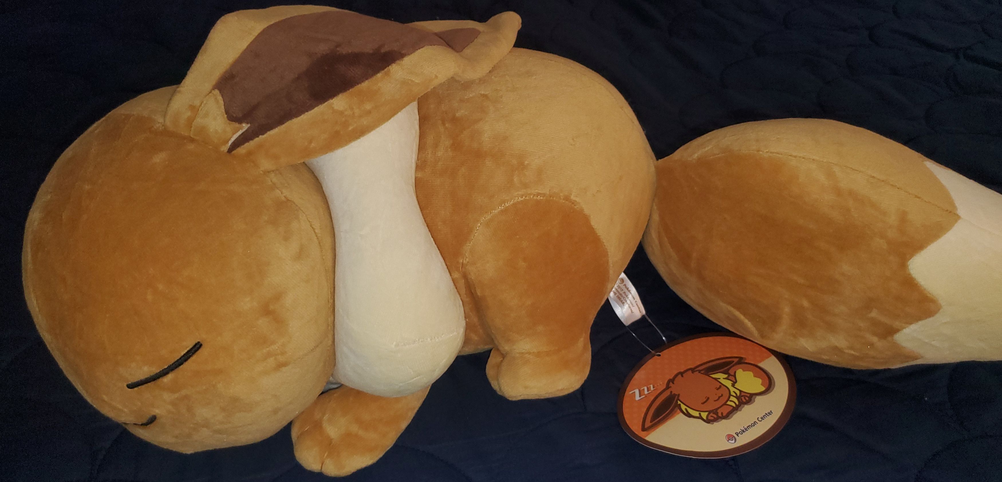 Pokemon Pokemon Center Eevee Sleeper Plush Eeveelution Authentic Size ONE SIZE - 4 Thumbnail