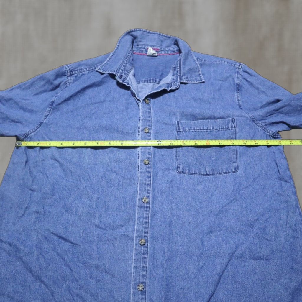 Cherokee Cherokee Denim Jacket Women XL Blue Button-Down Lined Pockets Denim Jacket Blue 80s Women Cherokee Size XL / US 12-14 / IT 48-50 - 1 Thumbnail
