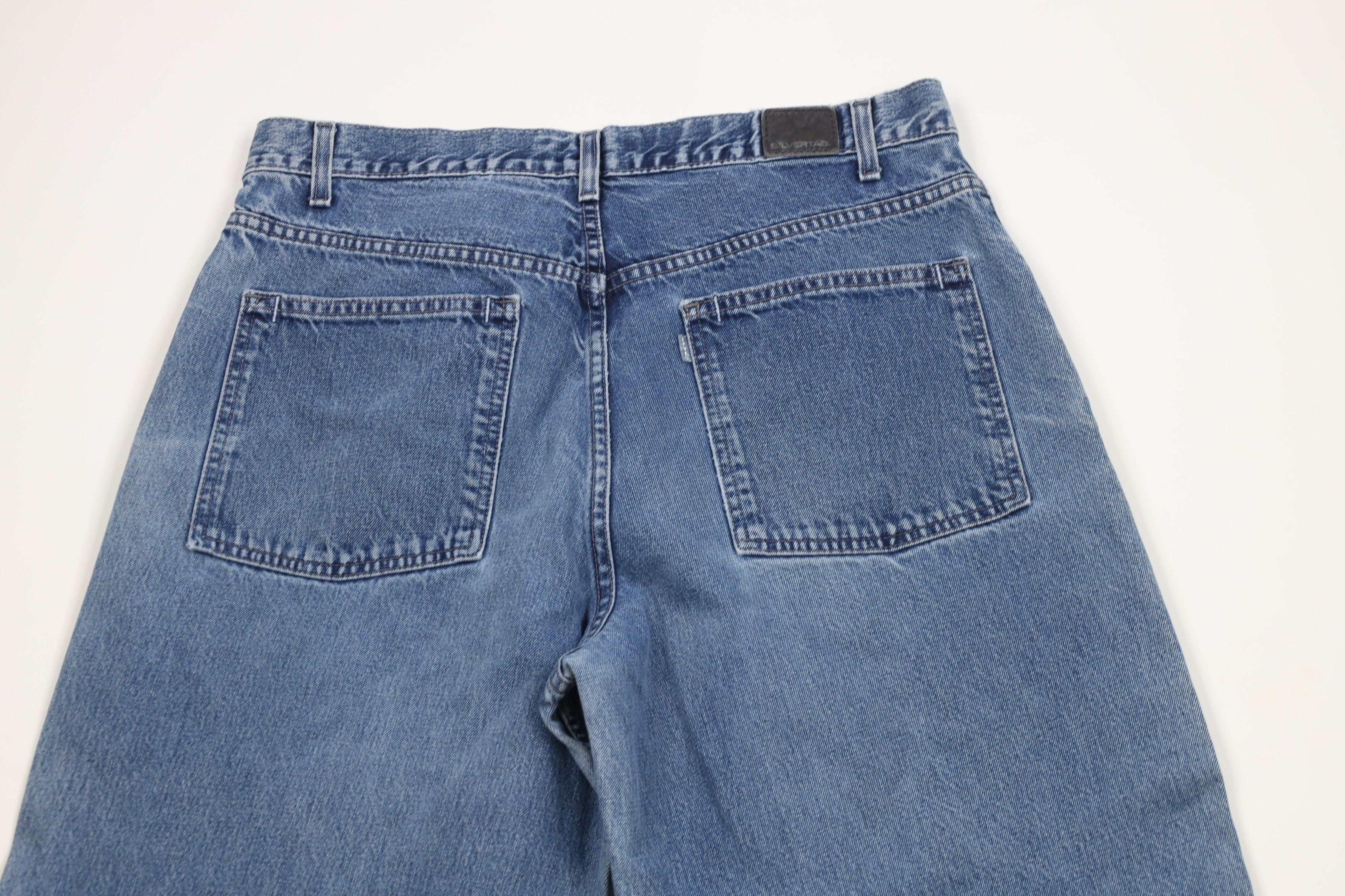 Levi's × Vintage Vintage Y2K 2001 Levis Silvertab Baggy Fit Skateboard Jeans Size US 36 / EU 52 - 13 Thumbnail
