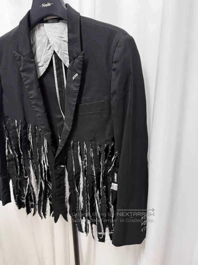 Comme des Garcons Comme des Garcons Fringe Blazer Jacket Size US M / EU 48-50 / 2 - 2 Thumbnail