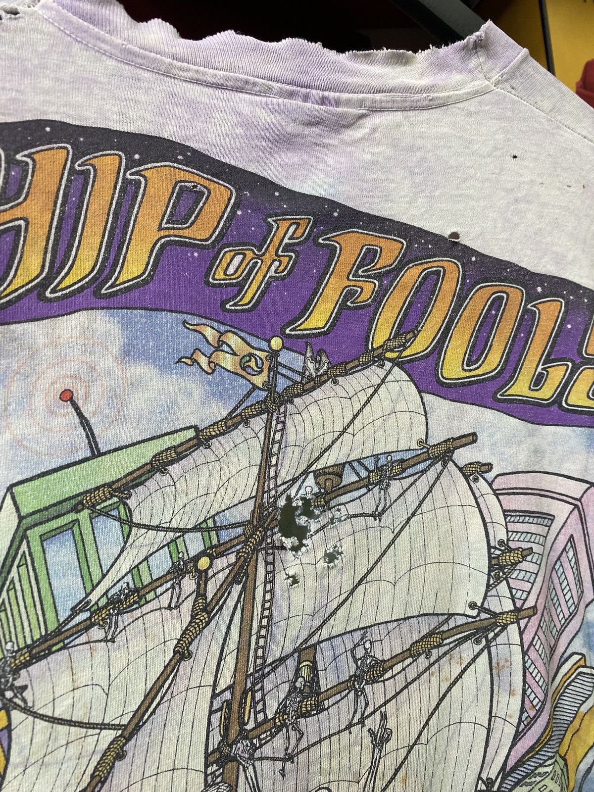 Band Tees 90’s Vintage Grateful Dead Liquid Blue Band Tee Shirt Large Size US L / EU 52-54 / 3 - 7 Thumbnail