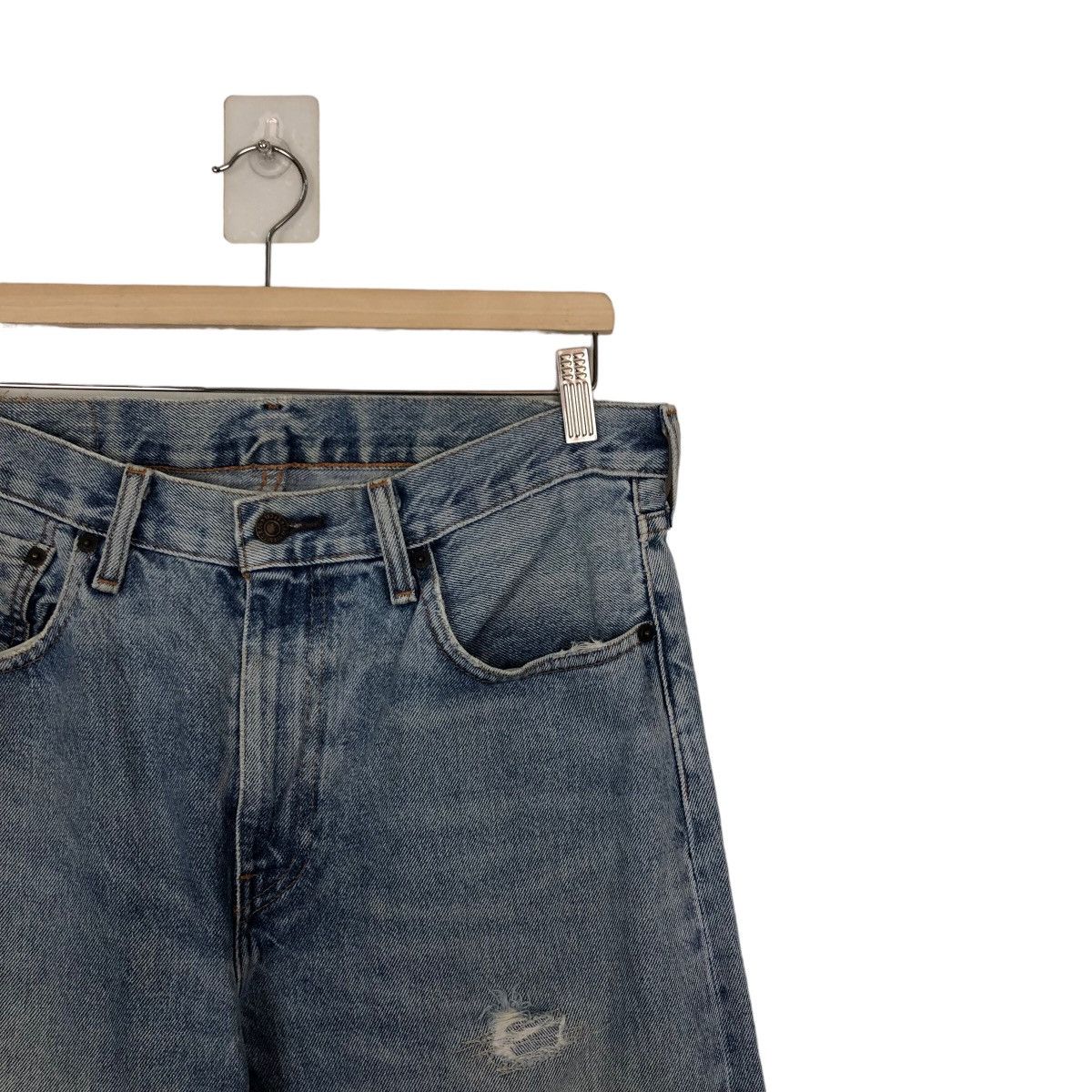 Levi's Vintage Clothing 🔥VINTAGE LEVI’S LOT 505 STRAIGHT CUT DISTRESSED DENIM JEANS Size US 32 / EU 48 - 4 Thumbnail