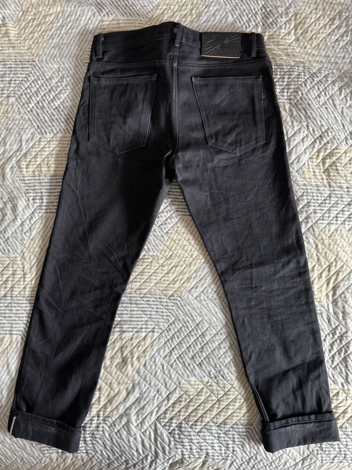 Brave Star Selvage Brave Star Slim Straight 16.5oz Double Black 33x36 Size US 33 - 2 Thumbnail