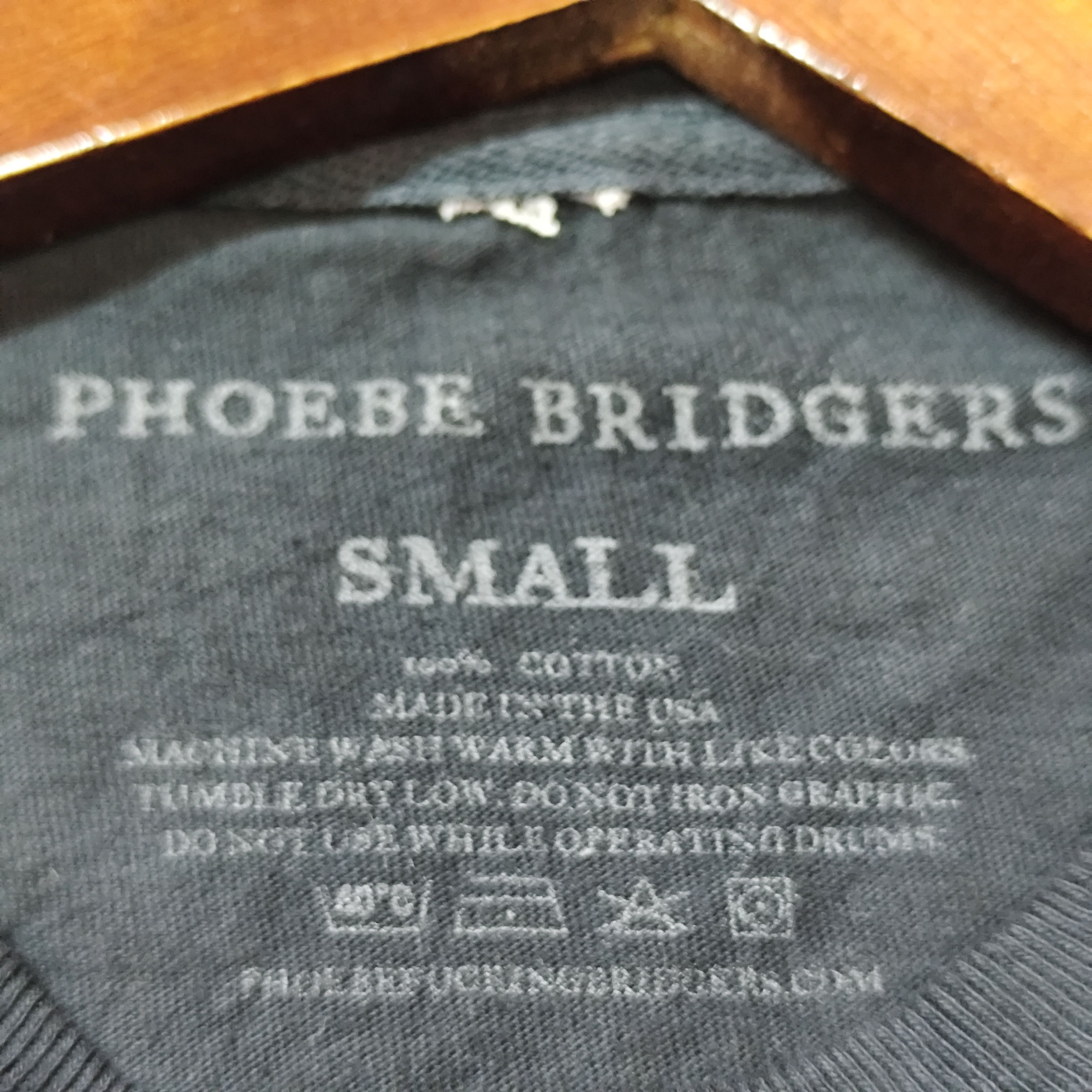 Band Tees × Vintage 🇺🇸PHOEBE BRIDGERS LONG SLEEVE SHIRT MADE IN USA Size US S / EU 44-46 / 1 - 8 Thumbnail