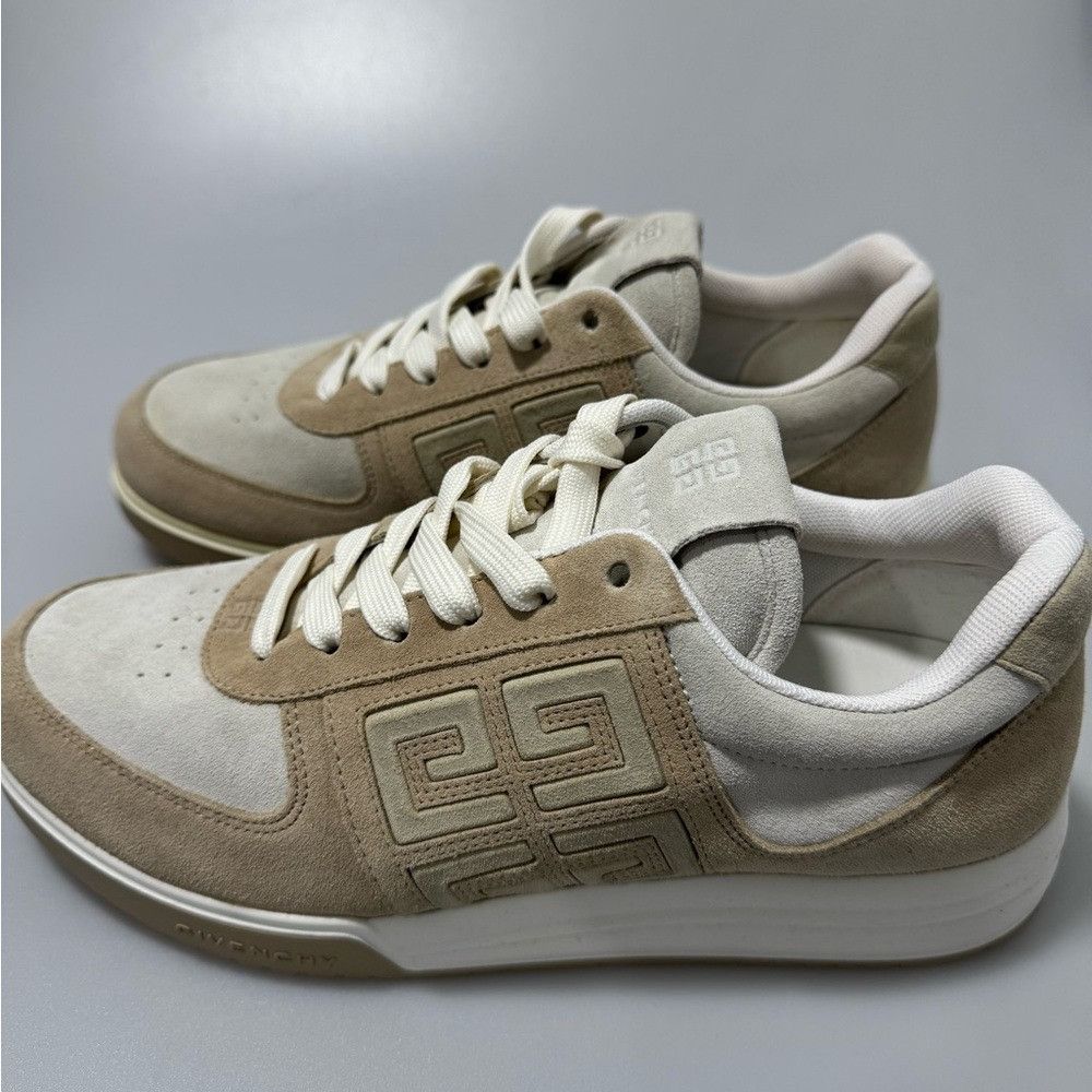 Givenchy Givenchy G4 Sneakers Suede Beige White Men’s Size EU 41/US 8 Size US 8 / EU 41 - 1 Thumbnail