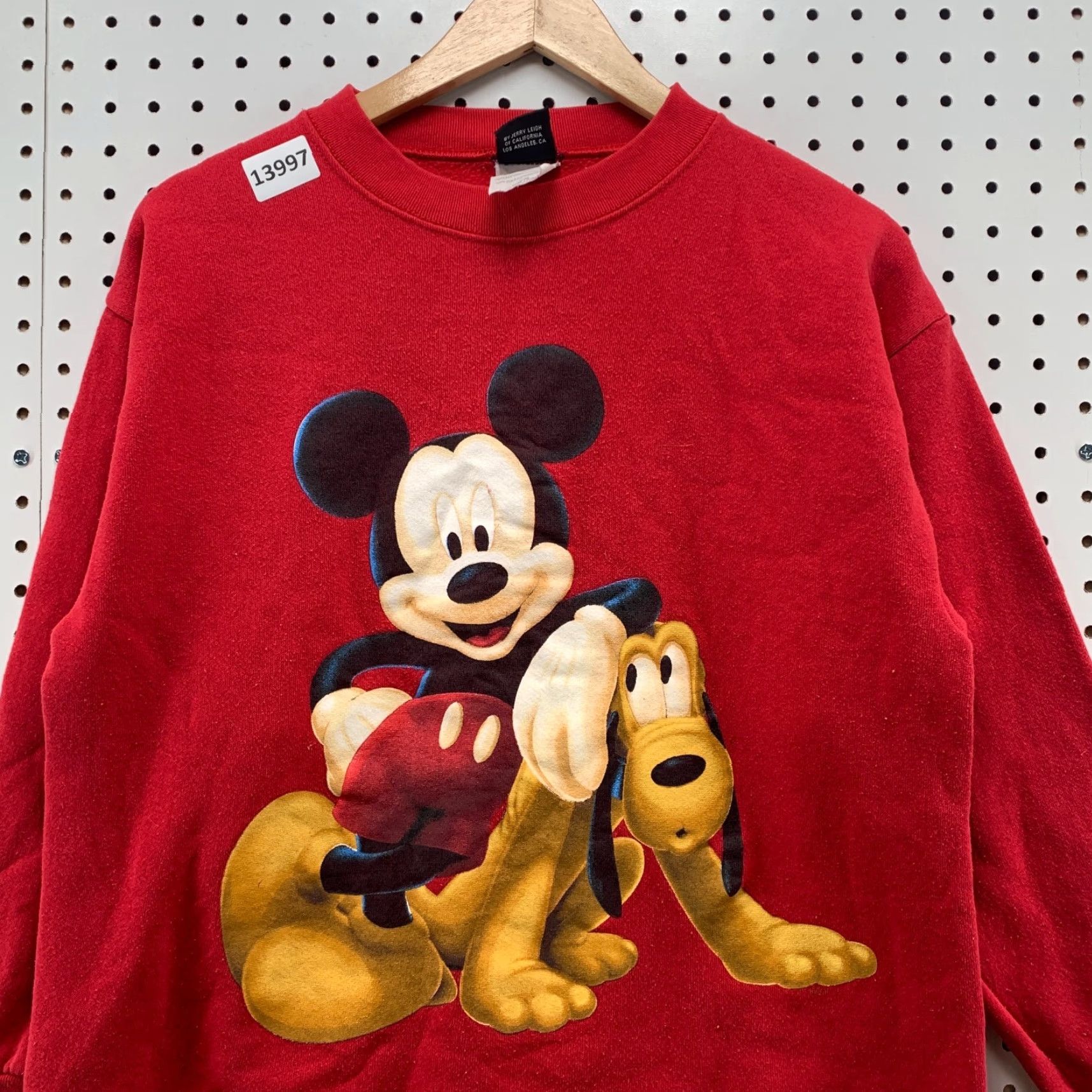 Disney VINTAGE Disney Mickey Sweatshirt Unisex Adults S Red Crewneck 90s Mickey Mouse Palooza? Size US S / EU 44-46 / 1 - 7 Thumbnail