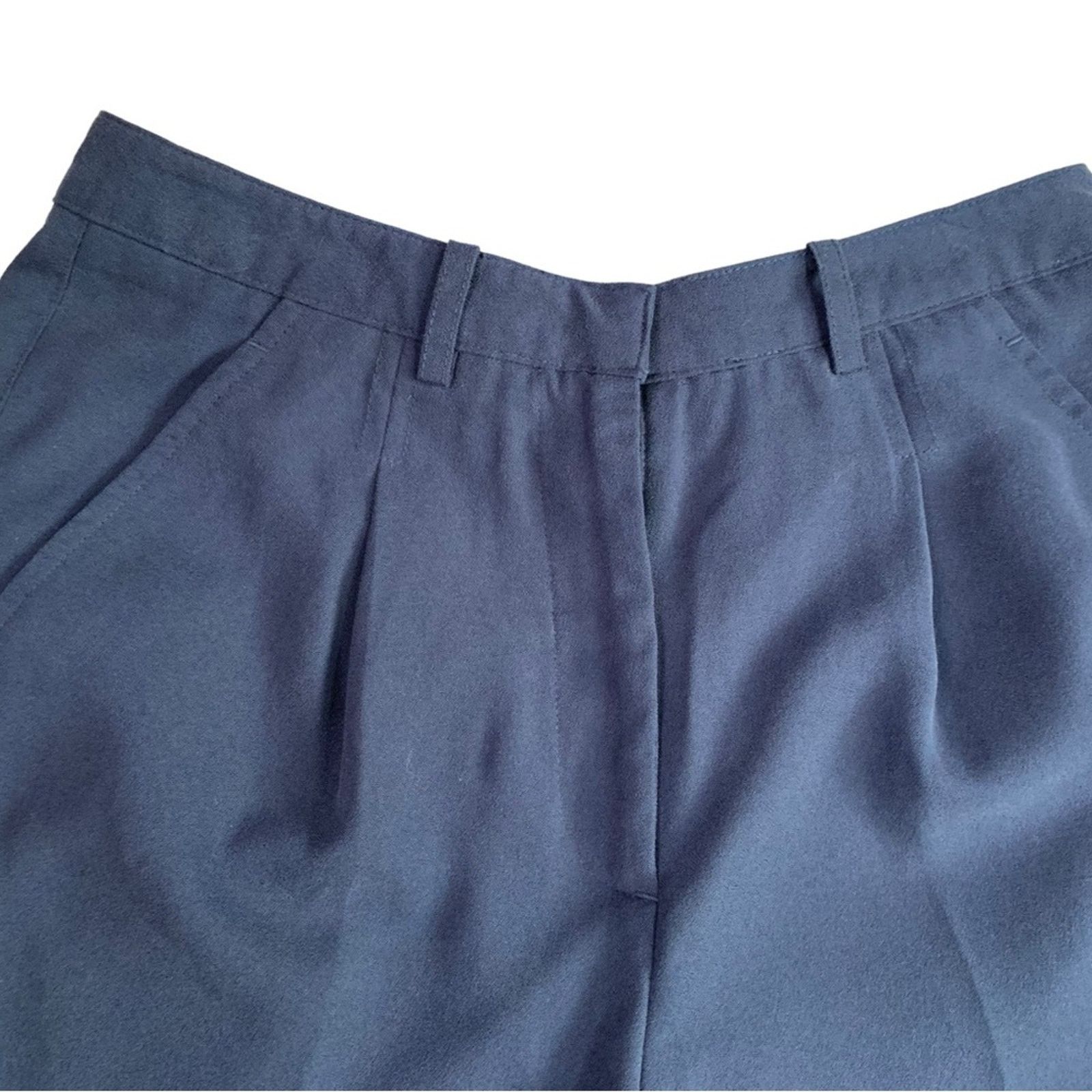 Nike Nike Women's Size 4 Small Golf Shorts Navy Blue Pleated Size 27" / US 4 / IT 40 - 2 Thumbnail