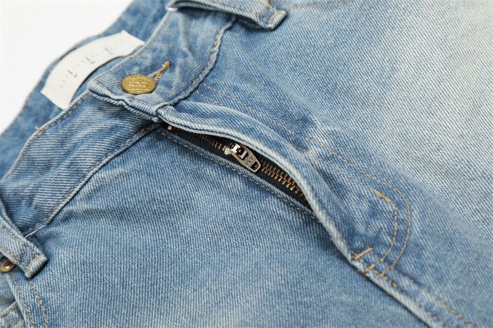 Japanese Brand × Jean Heavy washed gradient punk distressed raw edge denim shorts Size US 32 / EU 48 - 5 Thumbnail