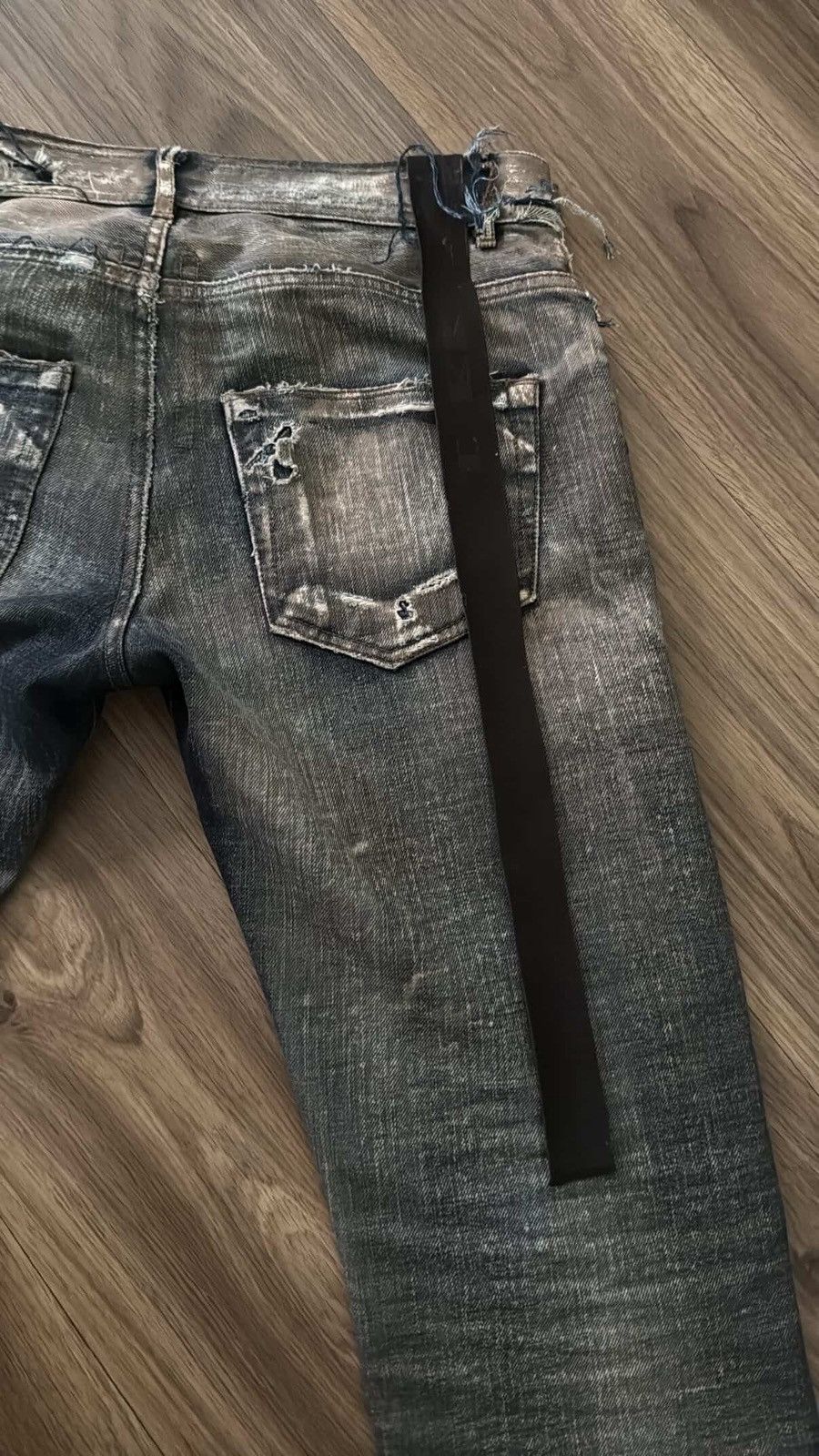Rick Owens rick owens fw07 “exploder” dust detroit cut denim Size US 31 - 5 Thumbnail
