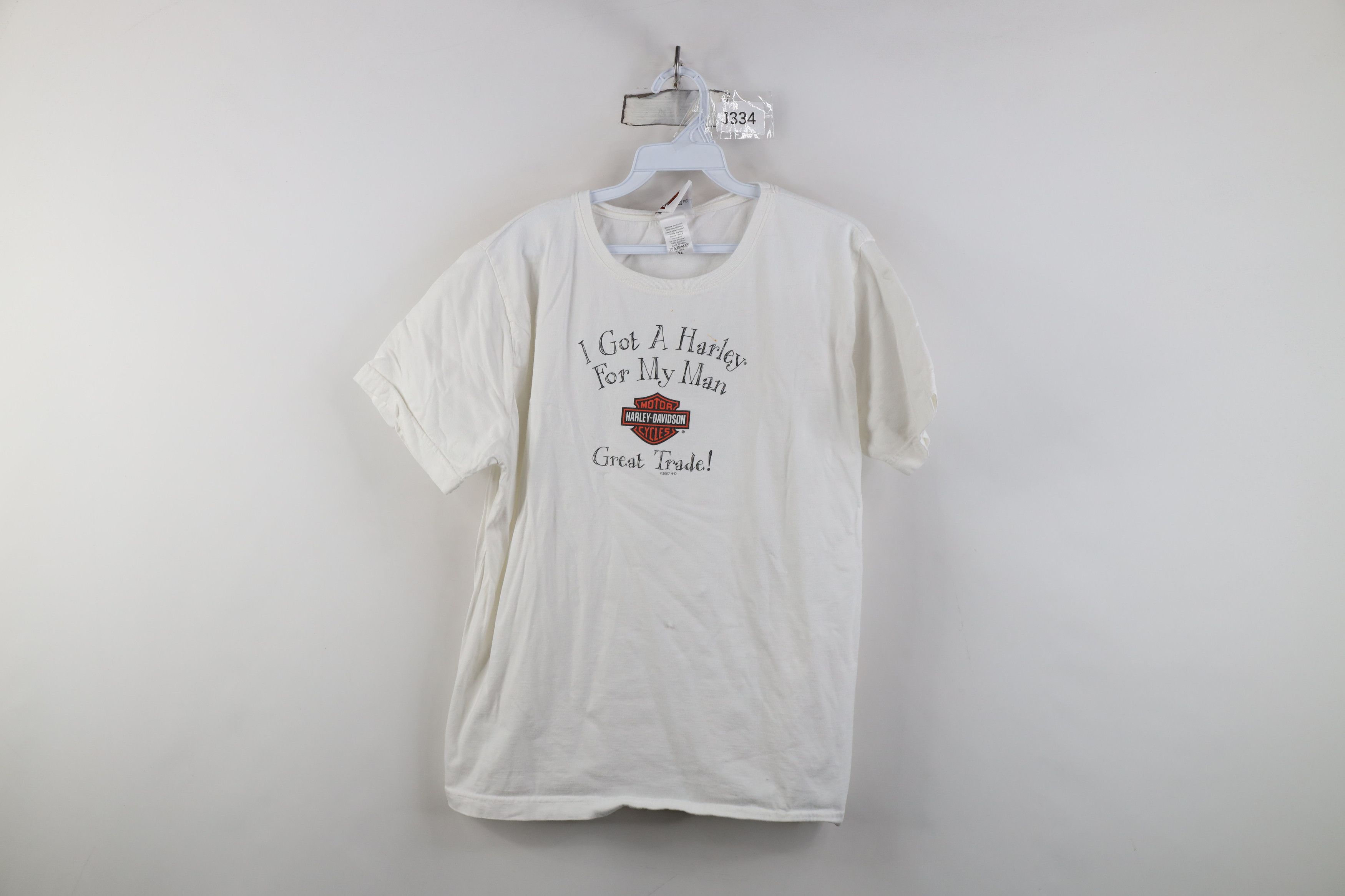 Harley Davidson Vintage Y2K Harley Davidson Man Harley Great Trade T-Shirt Size L / US 10 / IT 46 - 1 Thumbnail