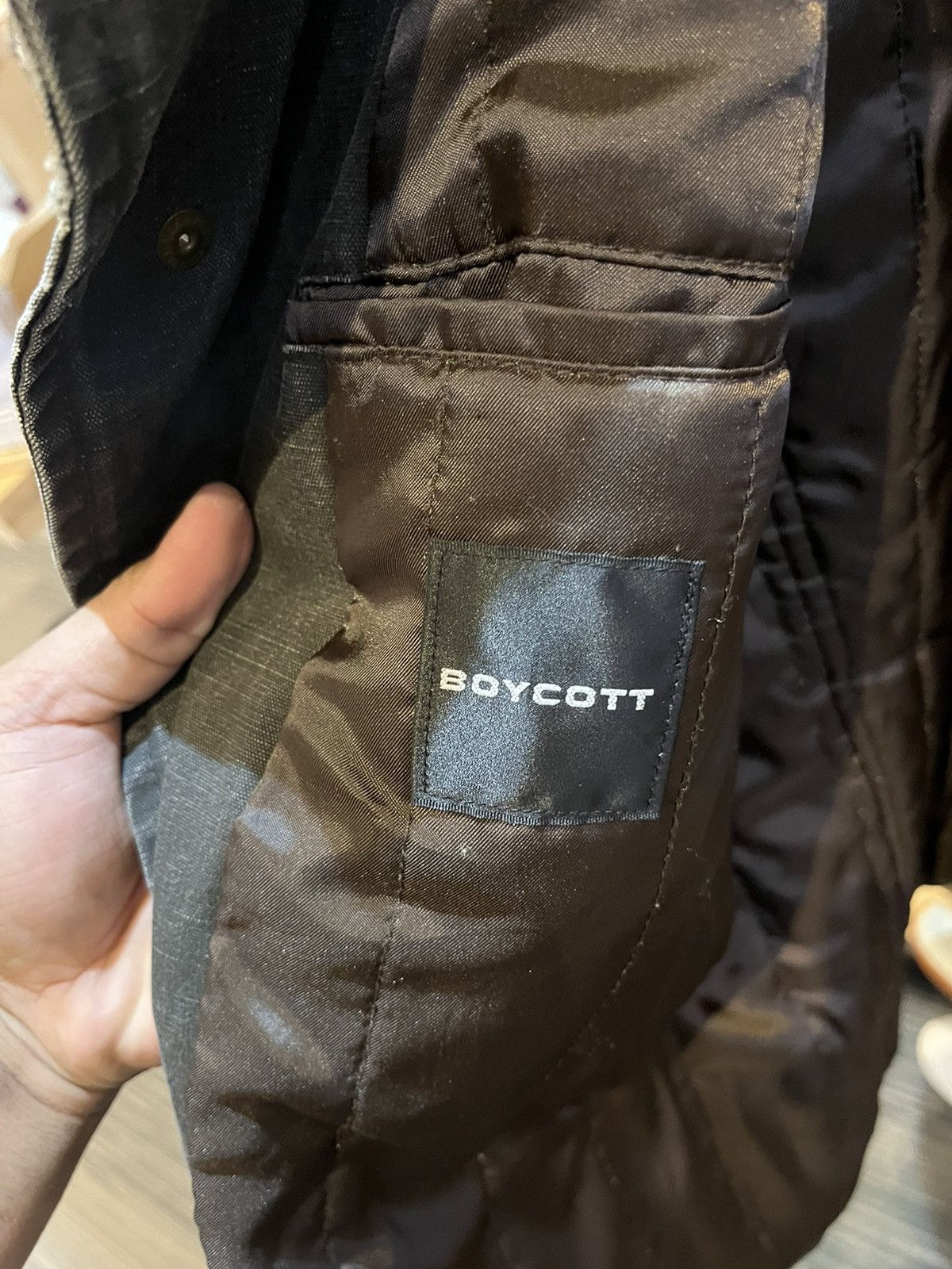 Boycott Vintage Boycott Denim Jacket Jeans Black Size US S / EU 44-46 / 1 - 6 Thumbnail