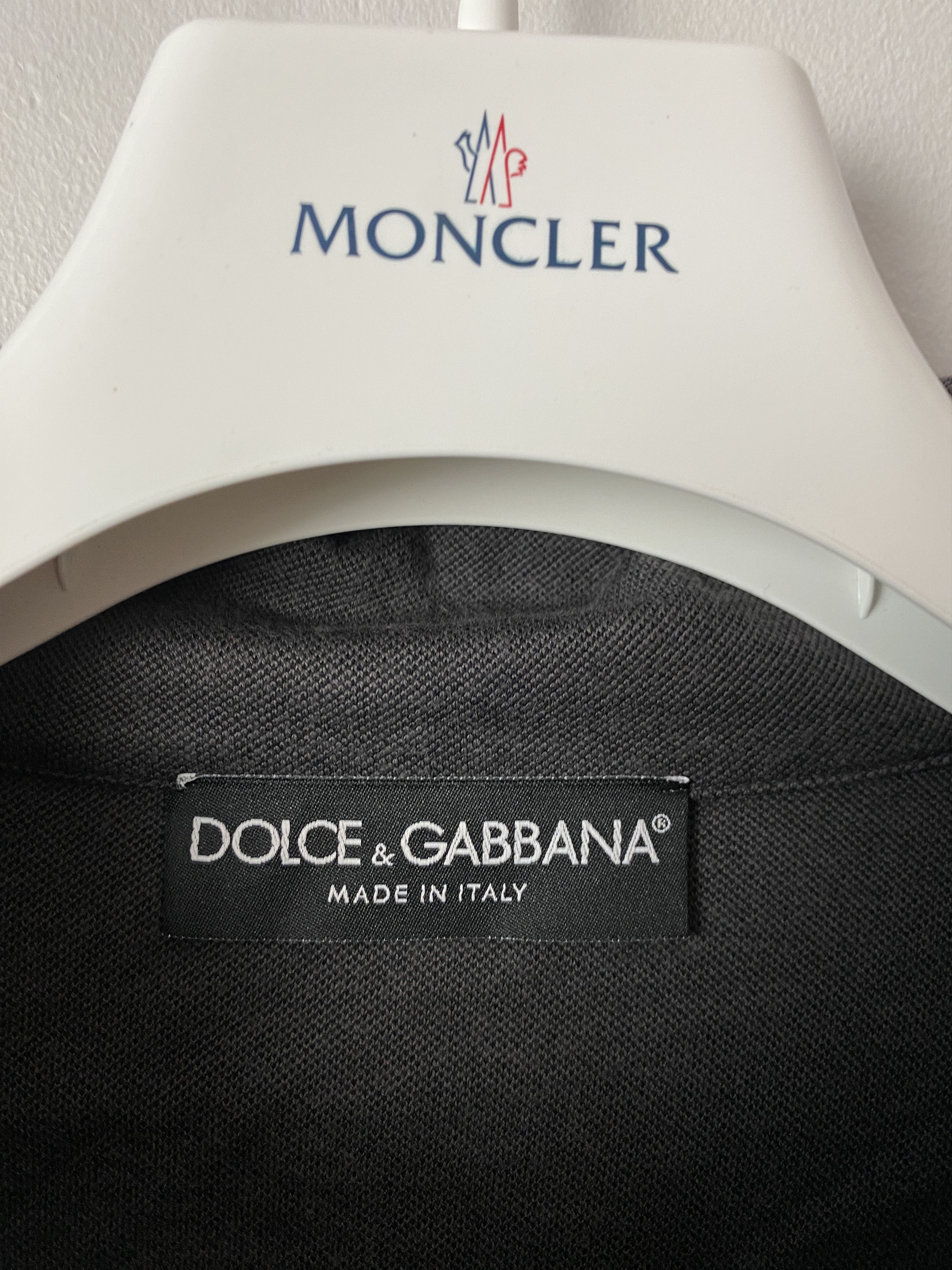 Dolce & Gabbana Dolce & Gabbana crown wool cotton zip-up sweatshirt Size US L / EU 52-54 / 3 - 3 Thumbnail