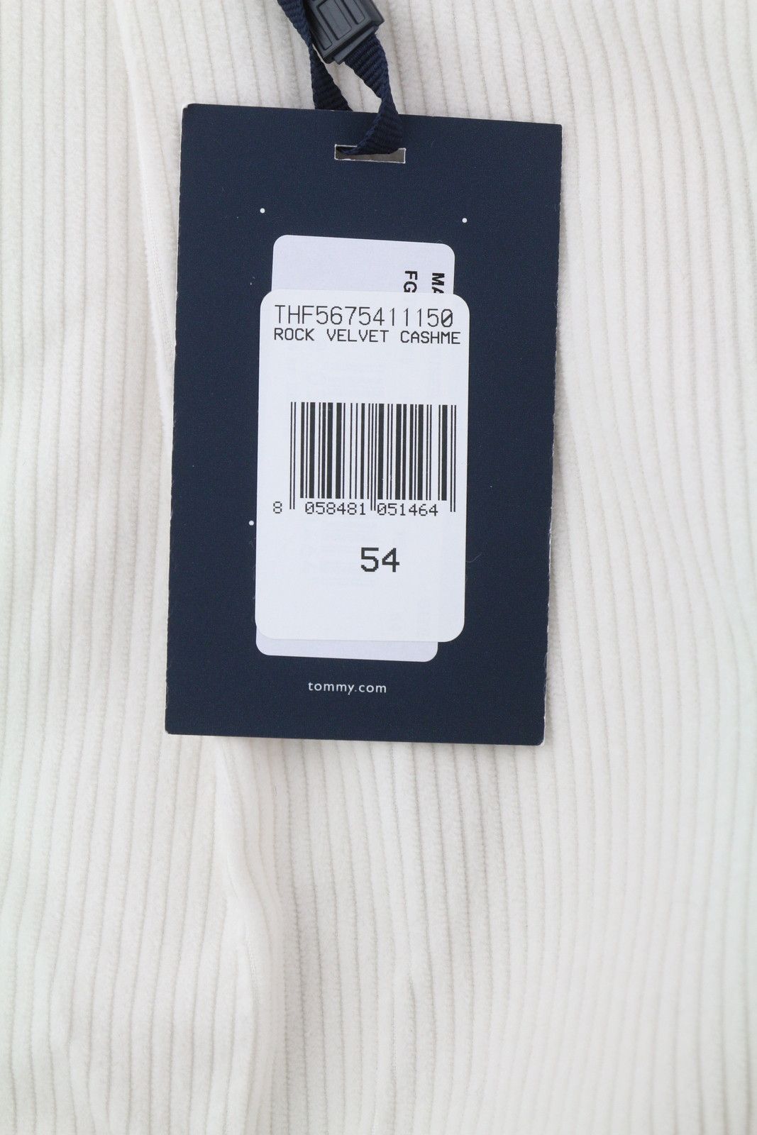 Tommy Hilfiger ROCK VELVET LARDINI W38 Corduroy Pleated Leg Trousers 85360 Size US 38 / EU 54 - 6 Thumbnail
