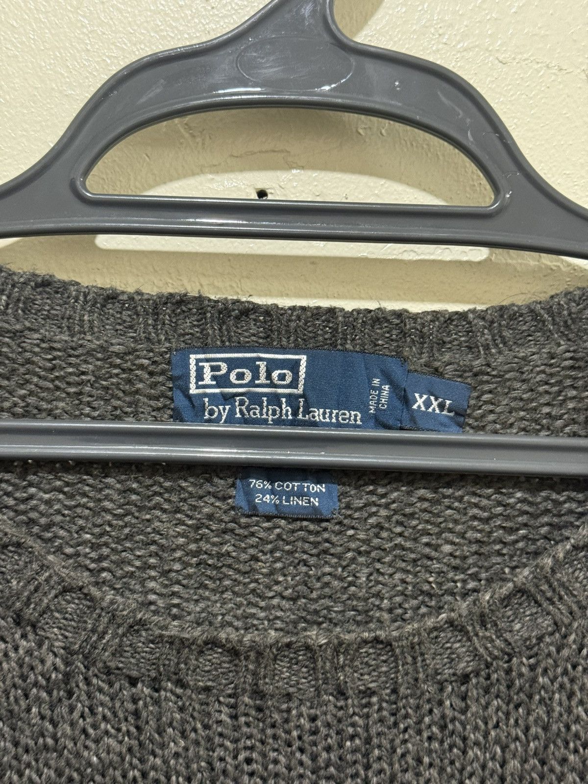 Ralph Lauren Ralph Lauren Grey Knitted Sweatshirt Size US XXL / EU 58 / 5 - 2 Thumbnail