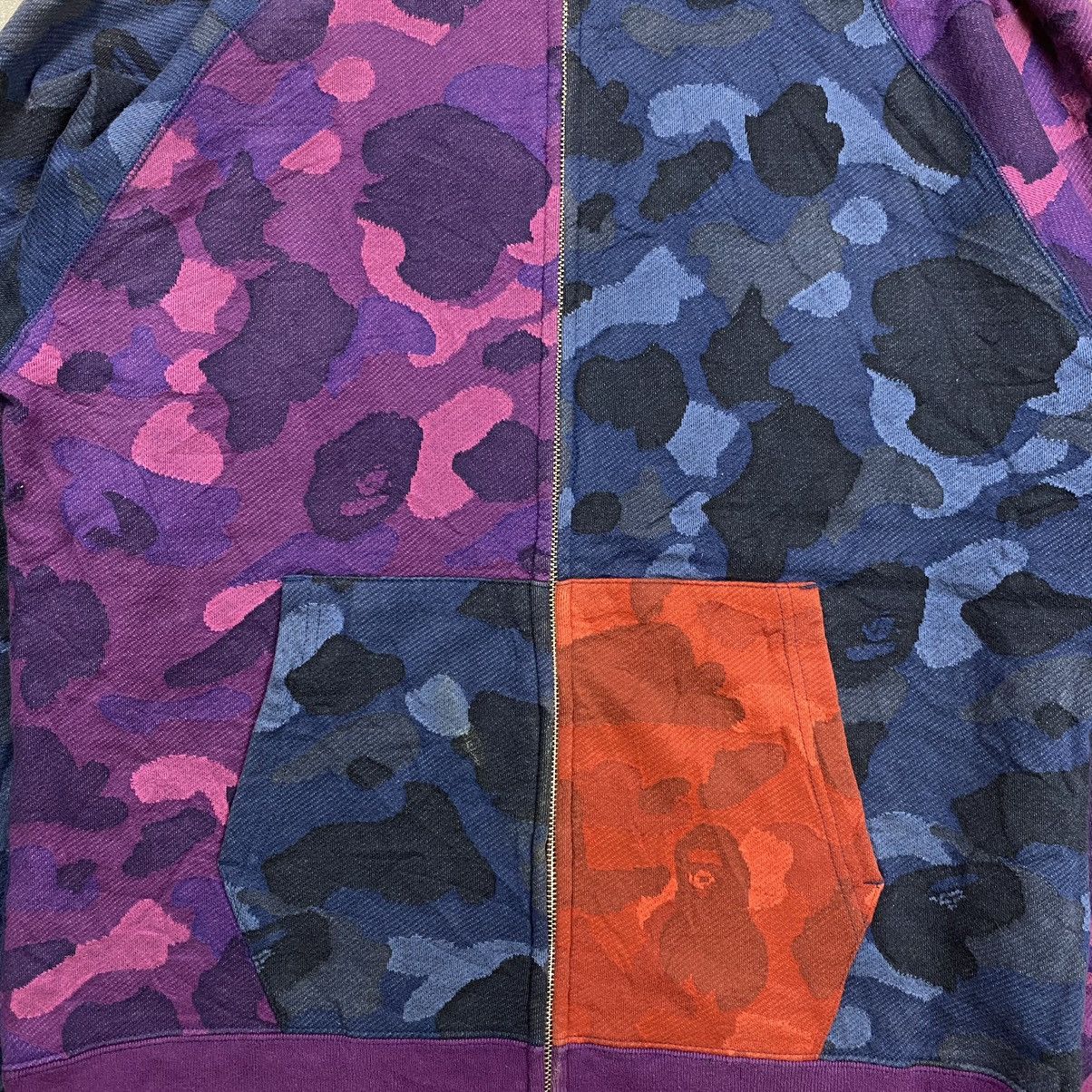 Bape bape candy multi color camouflage full zip hoodie Size US L / EU 52-54 / 3 - 6 Thumbnail