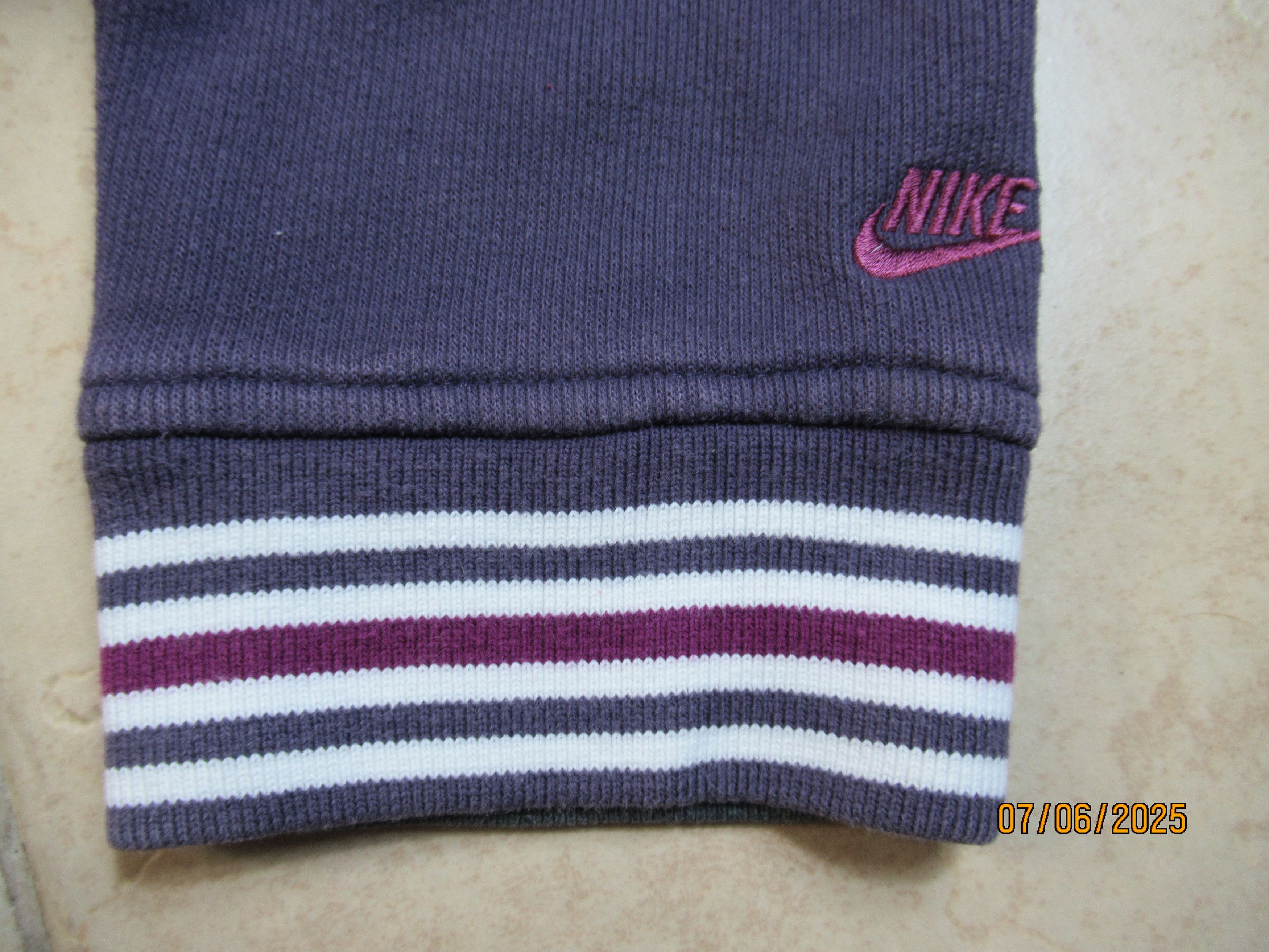 Nike Nike Sportswear grey/violet baseball jacket Size US L / EU 52-54 / 3 - 8 Thumbnail