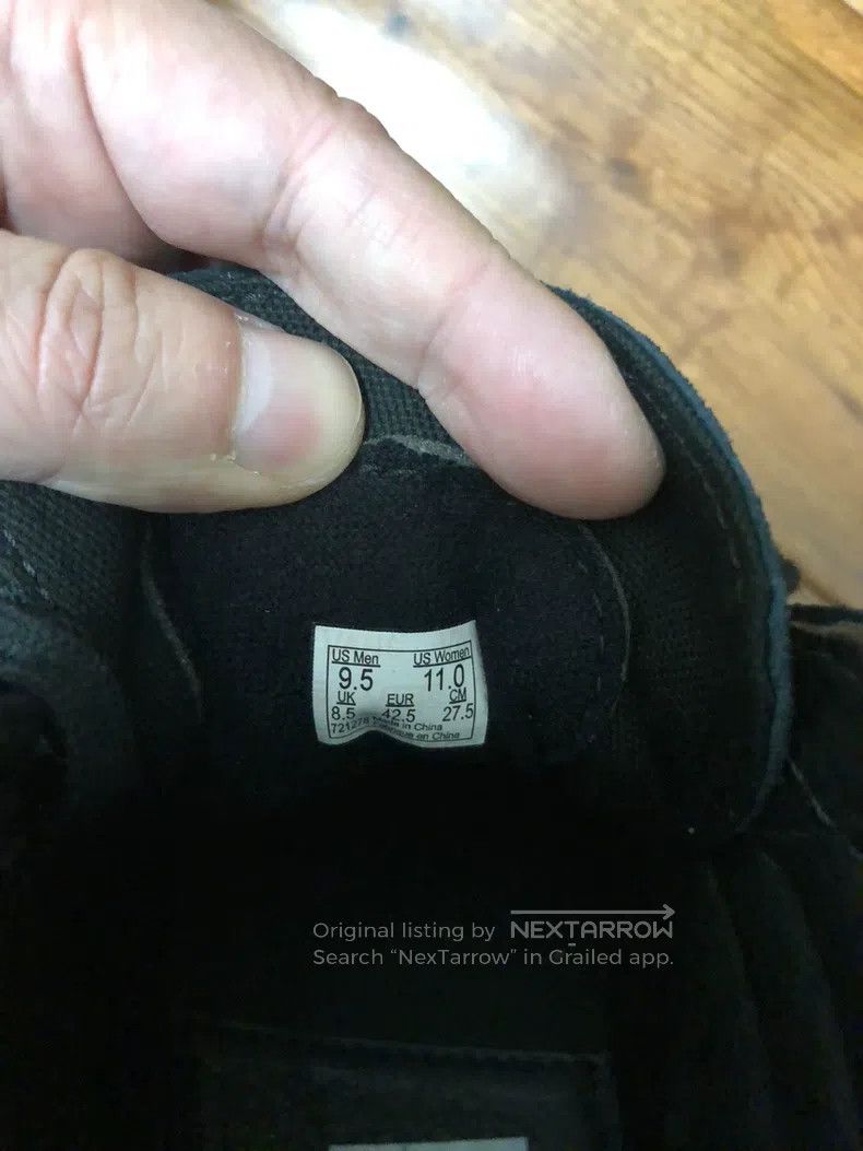 Wtaps Wtaps Black high-top casual shoes Size US 9.5 / EU 42-43 - 3 Thumbnail