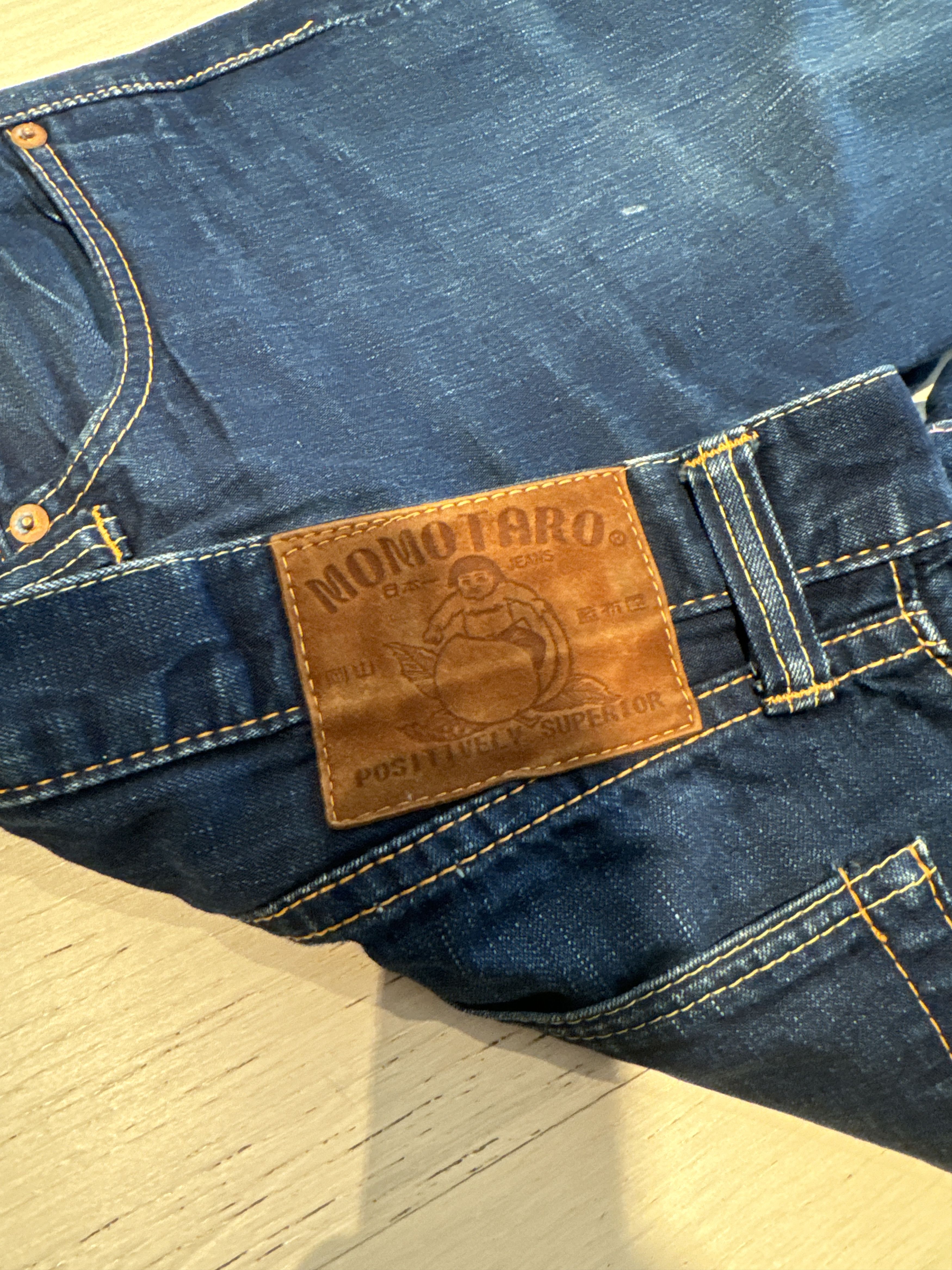 Momotaro Jeans Light Weight Raw Denim Jeans Size US 28 / EU 44 - 2 Thumbnail