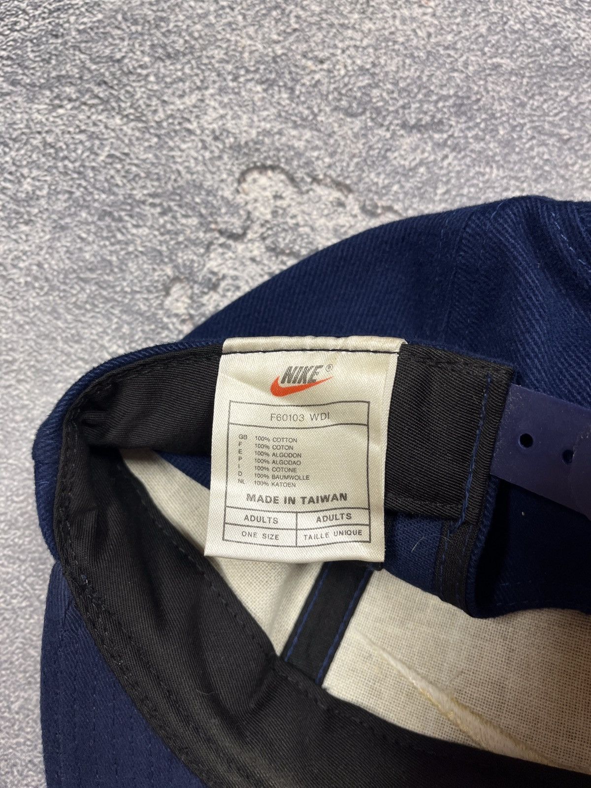 Nike × Vintage Vintage 90s cap Nike cap Eishockey 96 Size ONE SIZE - 4 Thumbnail