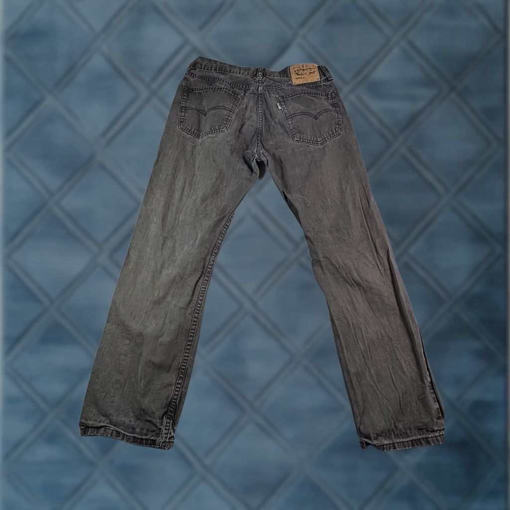 Levi's Levi's 505 Jeans Black Denim Straight Leg 32x30 Regular Men’s Denim 5-Pocket Zipper Fly Vintage? No Size US 32 / EU 48 - 1 Thumbnail