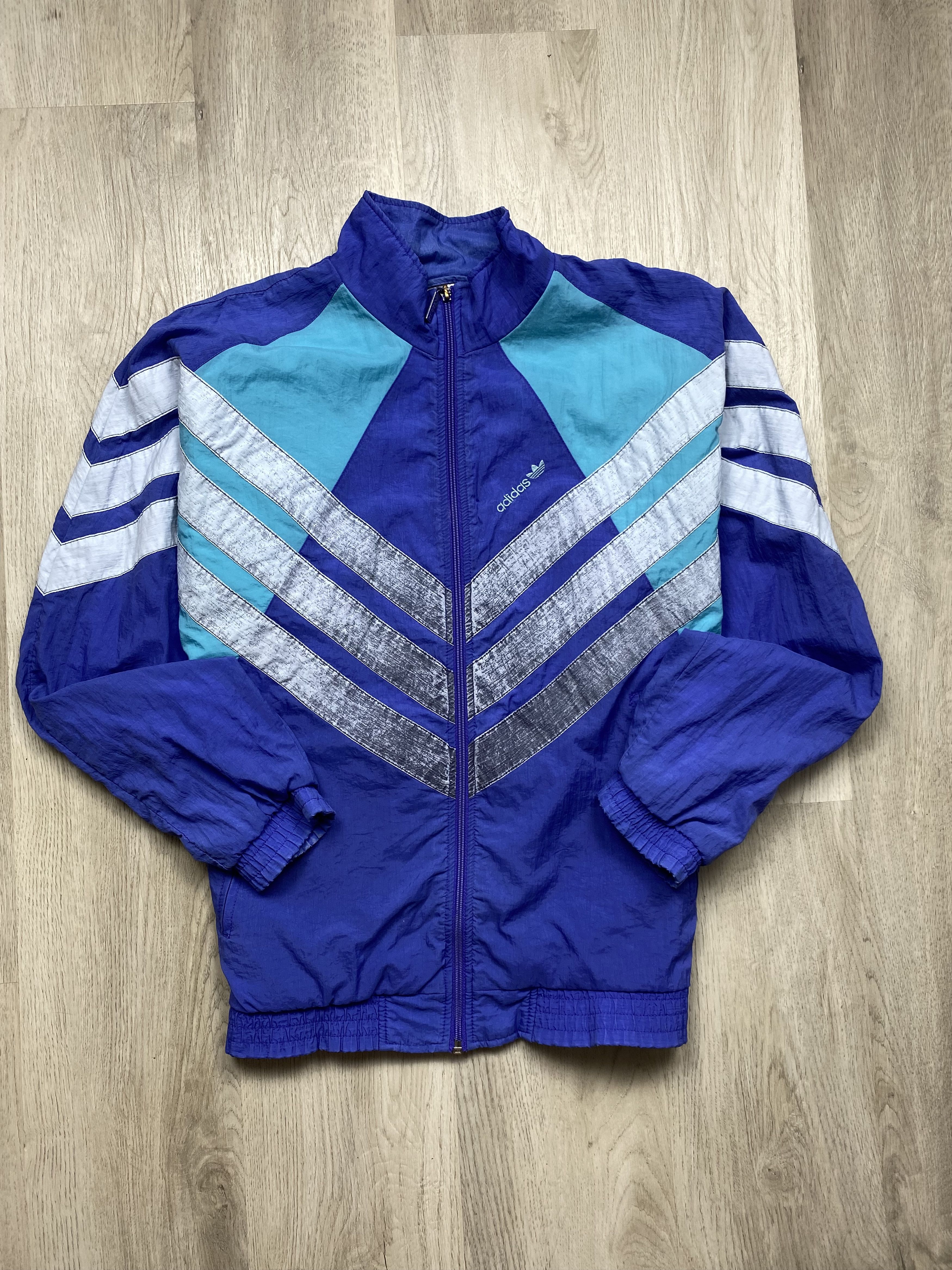 Adidas Adidas Vintage Mens Nylon Track Suit Jacket +Pants Gorpcore Size US 32 / EU 48 - 2 Thumbnail