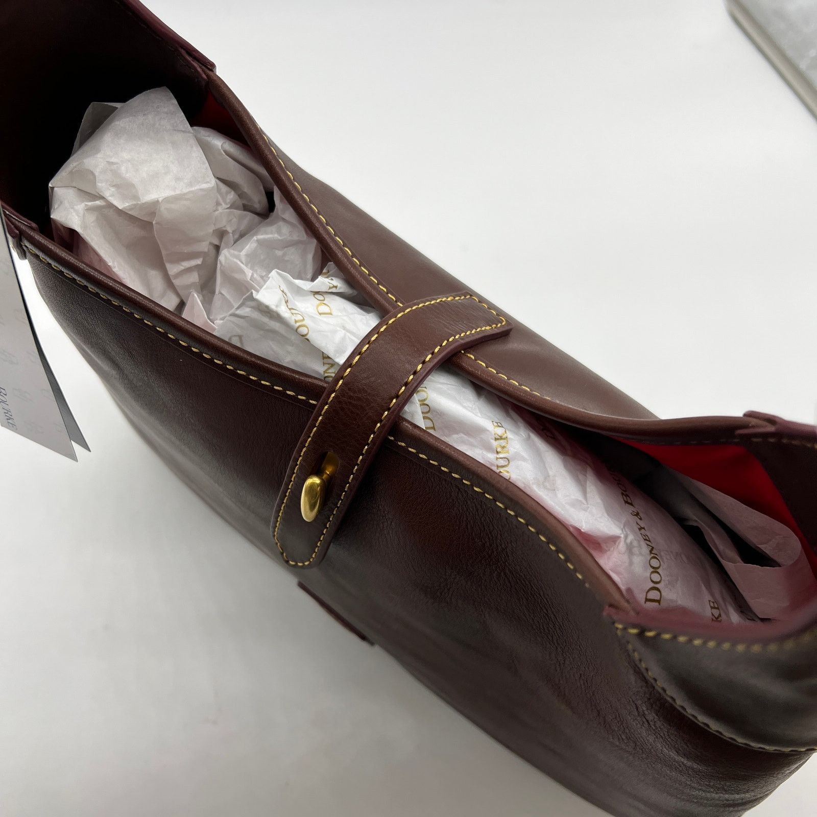 Dooney & Bourke Dooney & Bourke Florentine Leather Crescent Hobo Wo Size ONE SIZE - 10 Thumbnail