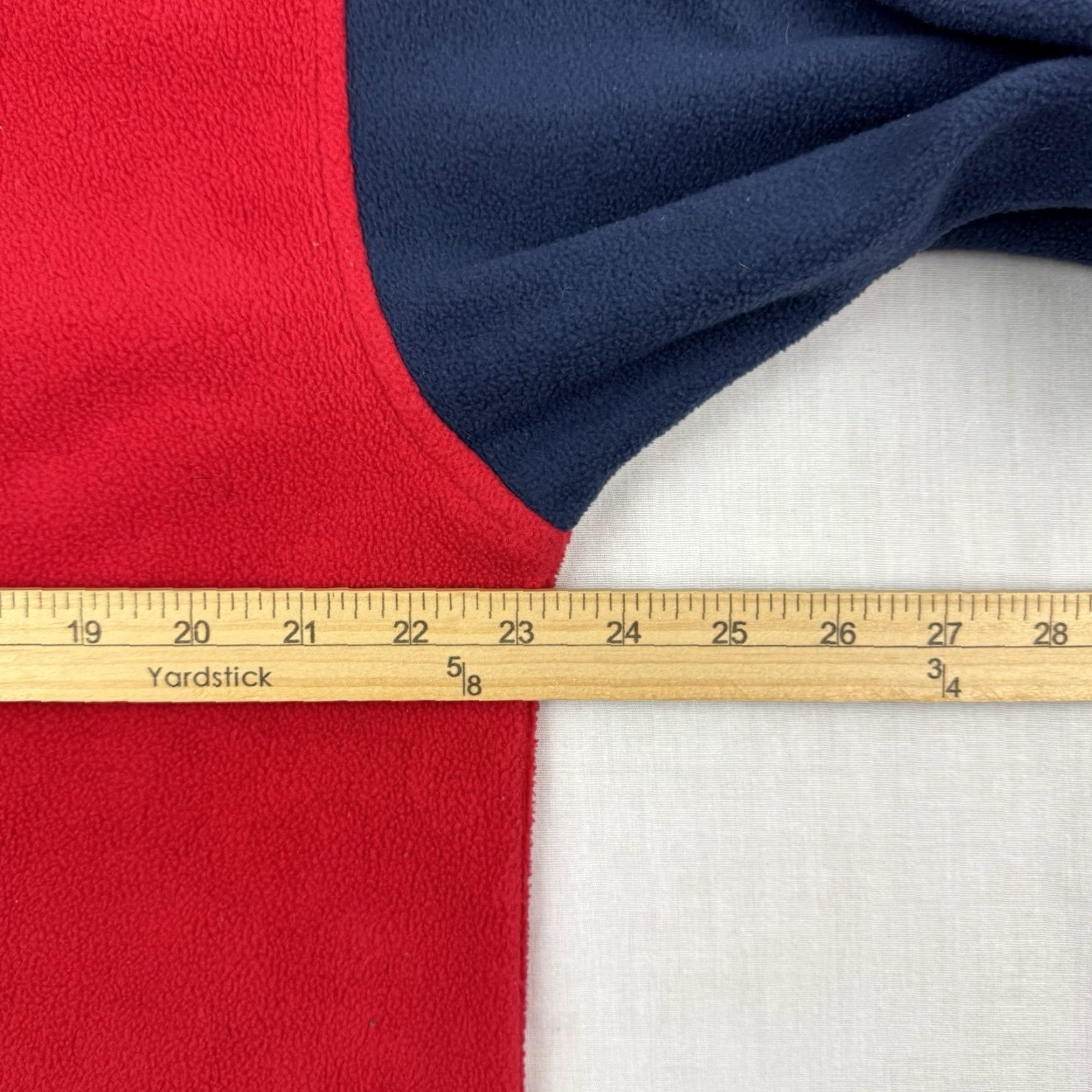 Tommy Hilfiger VINTAGE Tommy Hilfiger Jacket XL Adults Red Fleece Pullover Zip 90s Vintage 90s Mens Jacket Size US XL / EU 56 / 4 - 7 Thumbnail