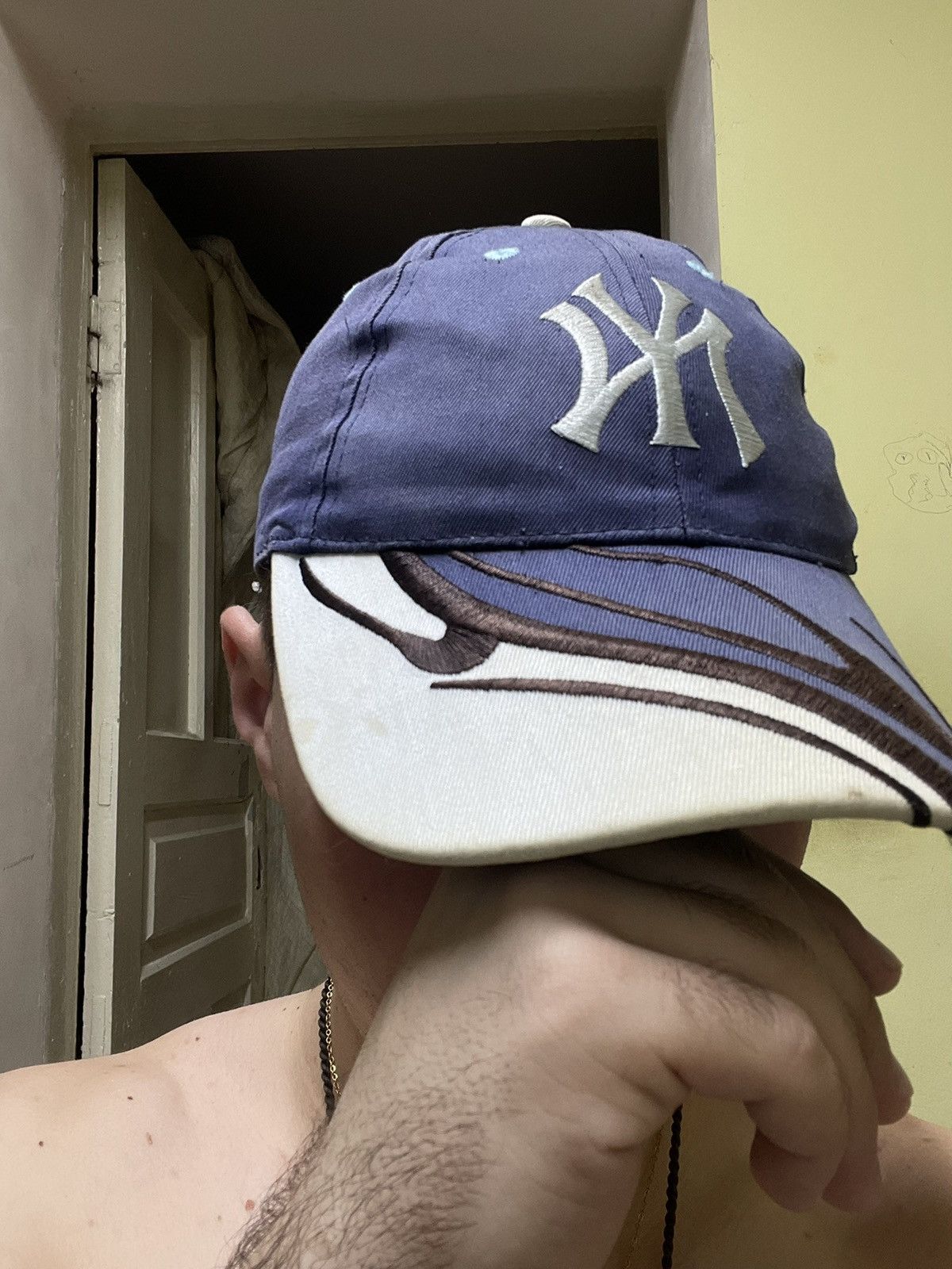 NFL × New Era × New York Yankees NY Vintage Flame New York Cap Streetwear Style Size ONE SIZE - 6 Thumbnail