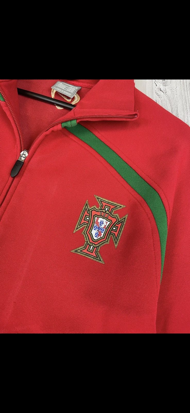 Nike Vintage nike Portugal track jacket soccer rare size M Size US M / EU 48-50 / 2 - 4 Thumbnail