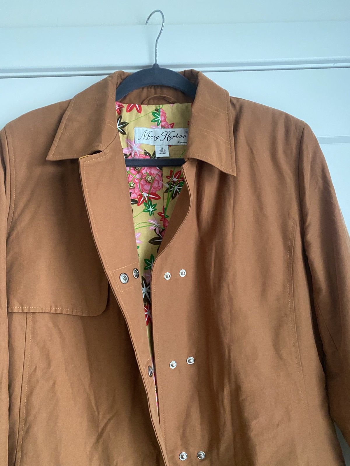 Misty Harbor VINTAGE Misty Harbor Burnt Orange Trench Coat Sz M Size M / US 6-8 / IT 42-44 - 2 Thumbnail