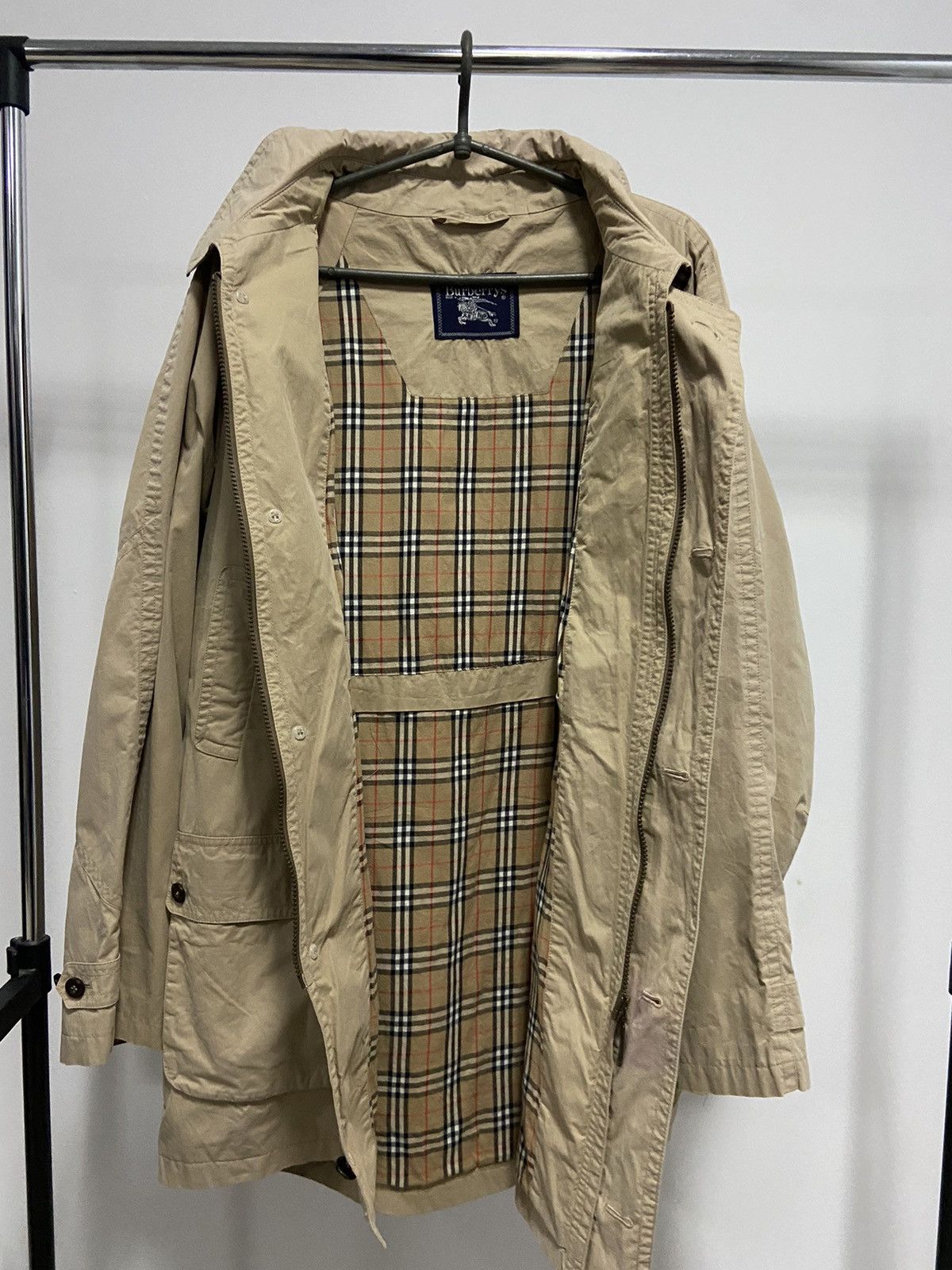 Burberry × Vintage Burberry Vintage Nova Check Jacket Logo Casuals Luxury Size US M / EU 48-50 / 2 - 1 Thumbnail