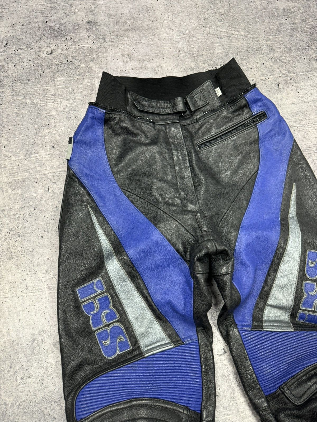 Genuine Leather Vintage IXS Racing Moto Genuine Leather Professional Pants Size 26" / US 2 / IT 38 - 9 Thumbnail