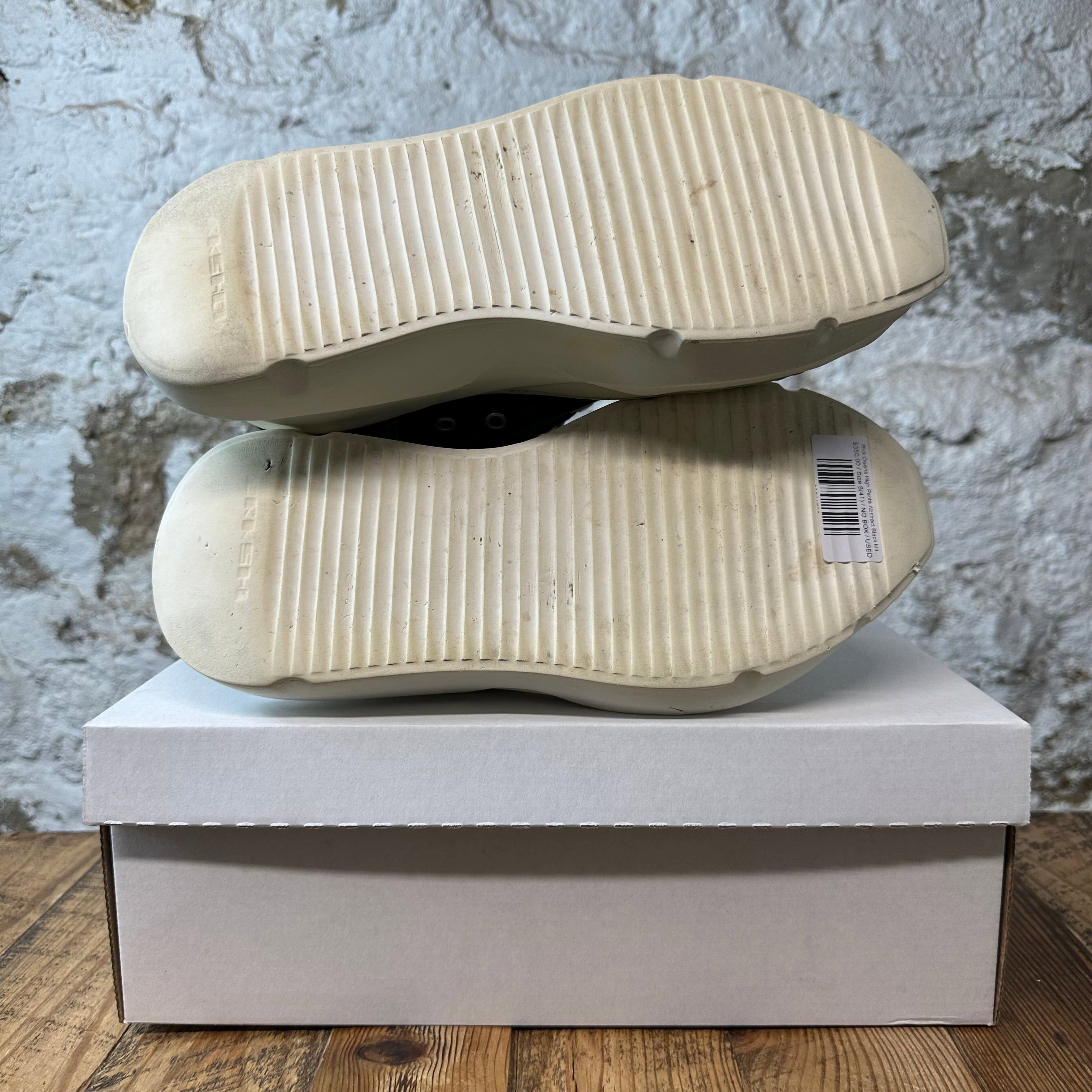 Rick Owens Rick Owens High Penta Abstract Black Milk Sneaker Sz 8 (41) Size US 8 / EU 41 - 4 Thumbnail