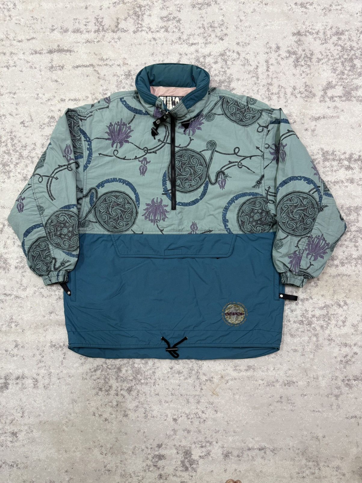 Vintage Vintage 90s Be Pop Halfzipper Anorak Ski Jacket Hoodie Size US XXL / EU 58 / 5 - 3 Thumbnail
