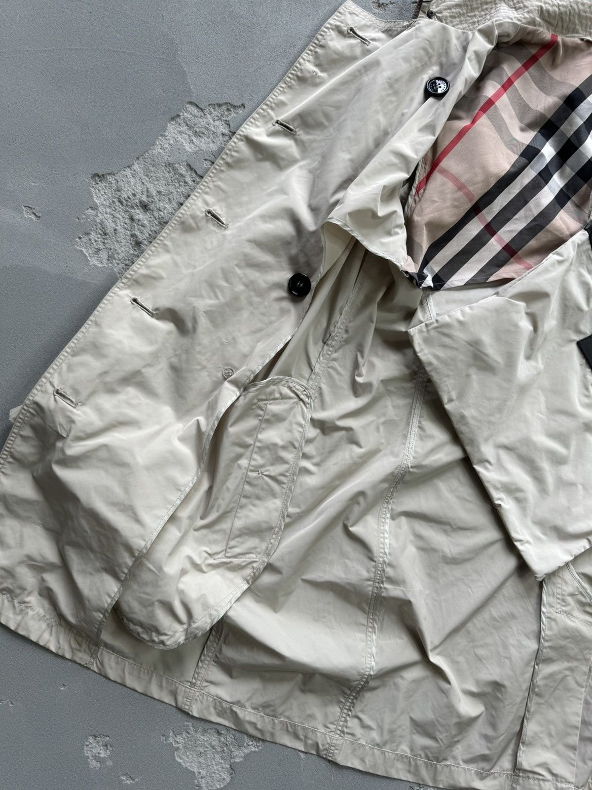 Burberry Burberry Brit Lux Iconic Double Boards Beige Trench Coat Size S / US 4 / IT 40 - 3 Thumbnail