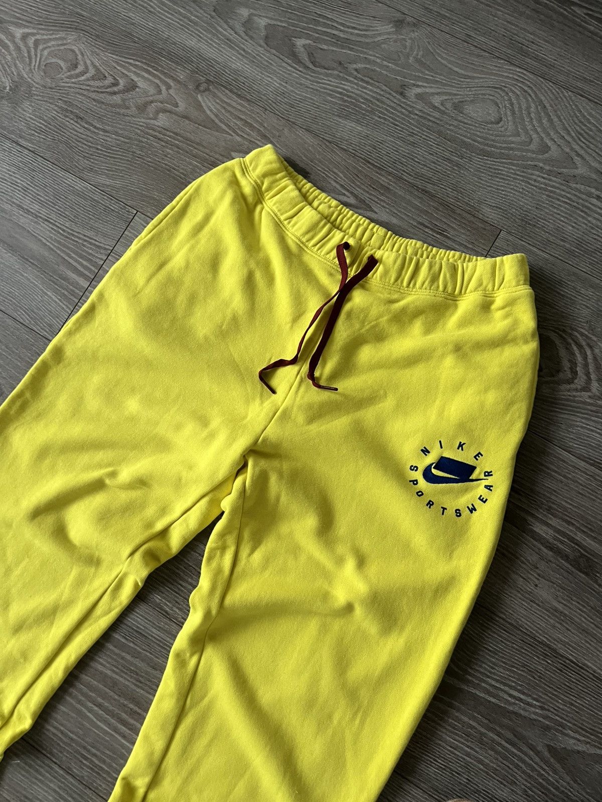Nike ‼️Nike Sportswear NSW 253 Yellow Cotton Joggers‼️ Size US 32 / EU 48 - 5 Thumbnail