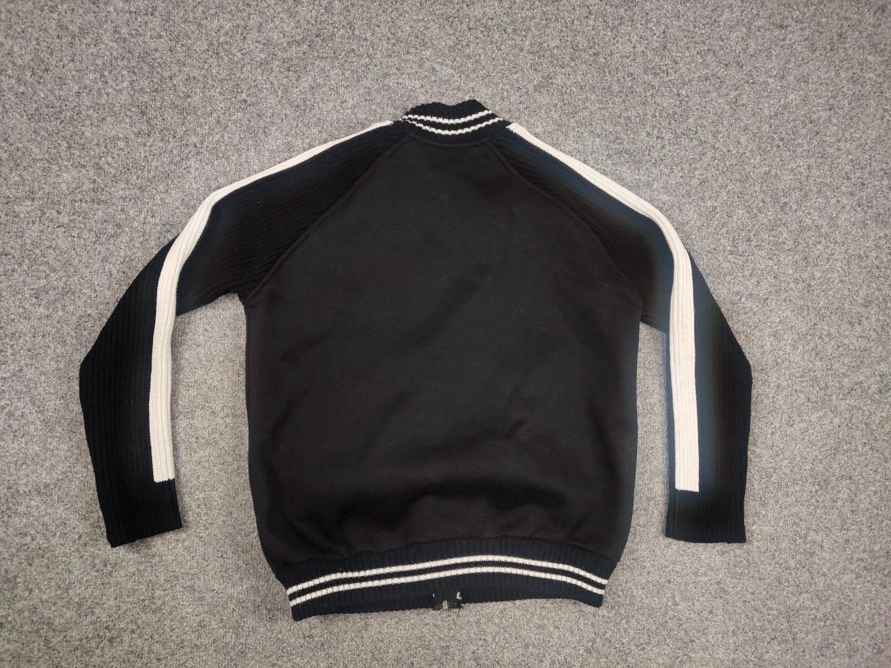 Vintage Vintage Dolce & Gabbana Logo Black ribbed Light Jacket Y2K Size US M / EU 48-50 / 2 - 8 Thumbnail