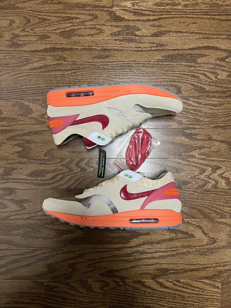 CLOT × Nike CLOT x Air Max 1 ‘Kiss of Death’ 2021 Size US 13 / EU 46 - 1 Thumbnail