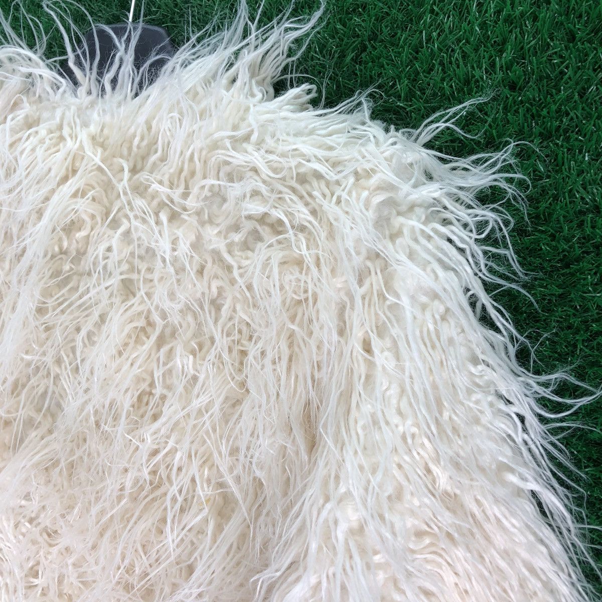 Japanese Brand Vintage Cardigan Hairy Sherpa Faux Fur by Natural Couture Size US M / EU 48-50 / 2 - 5 Thumbnail
