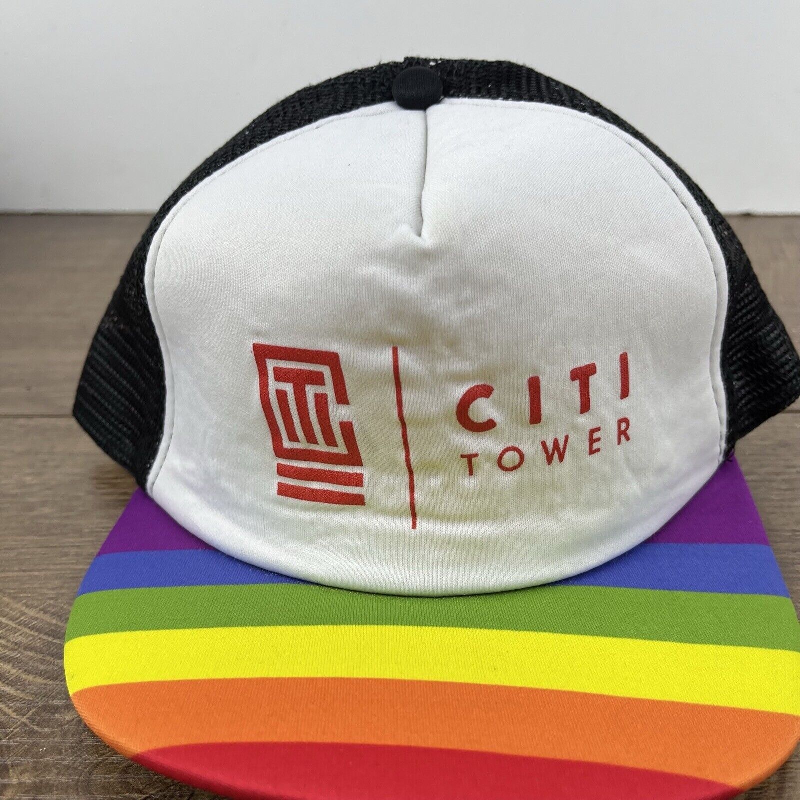 Other Citi Tower Snapback Hat Pride White Hat Adjustable White Adu Size ONE SIZE - 7 Thumbnail