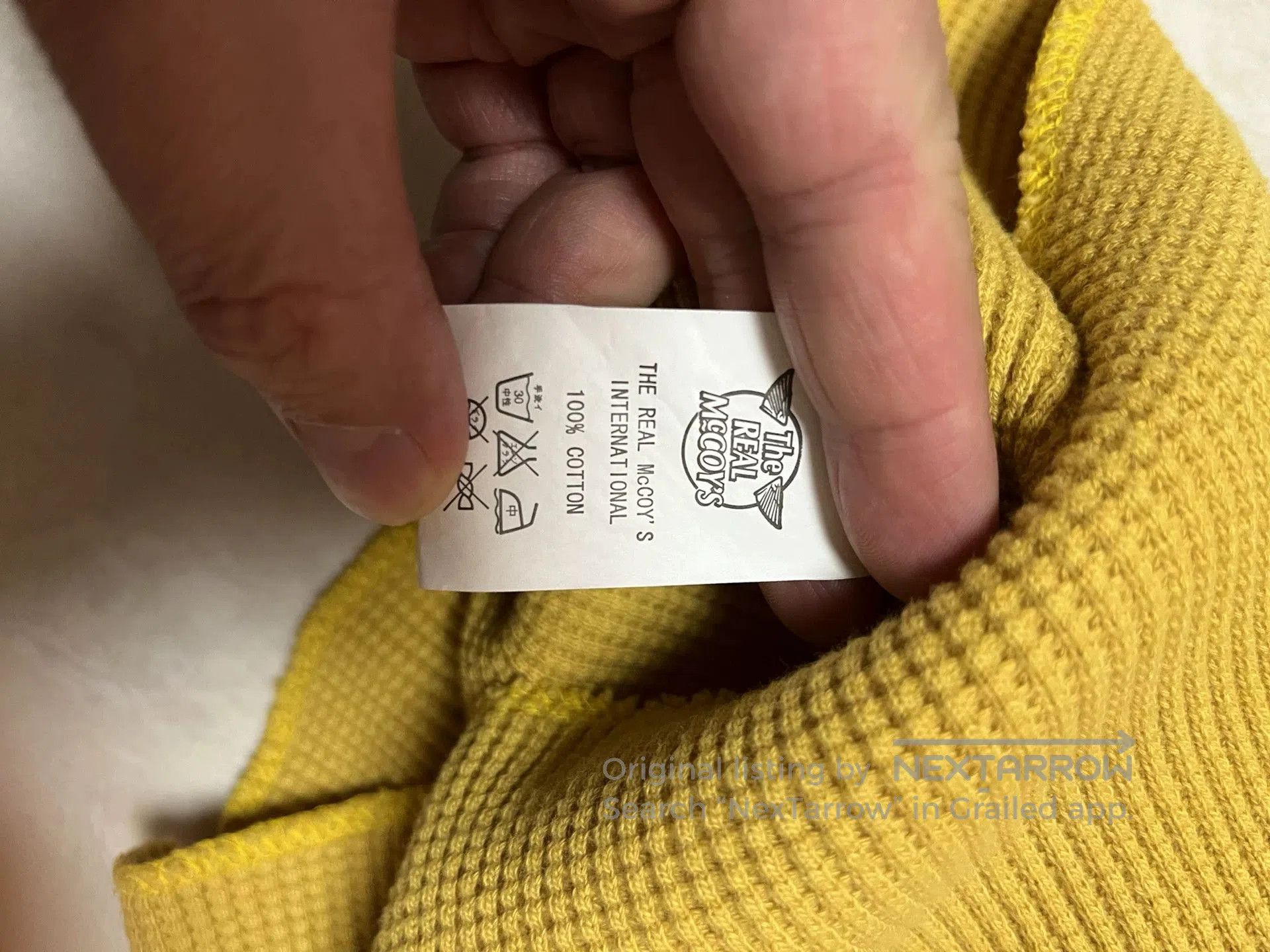 Buco Waffle Tee by The Real McCoy's. Size US M / EU 48-50 / 2 - 3 Thumbnail