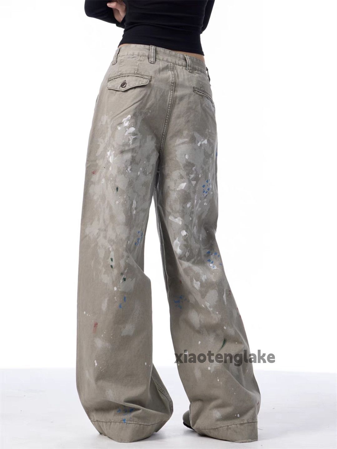 Designer × Japanese Brand × Vintage utility workwear unisex washed carpenter paint pants Size US 30 / EU 46 - 3 Thumbnail