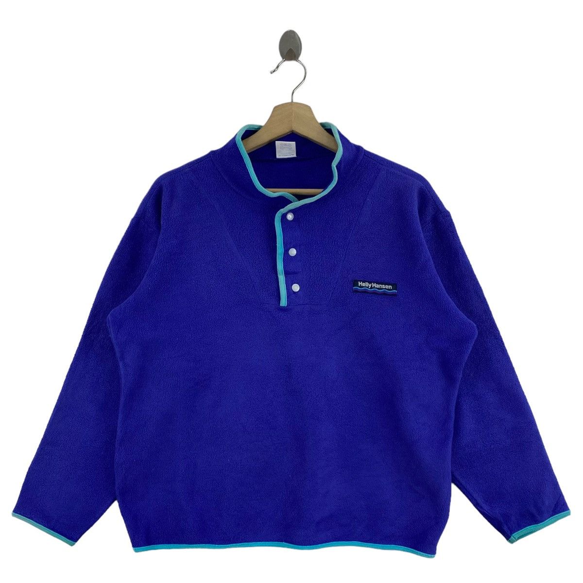 Helly Hansen HELLY HANSEN Outdoor Skiing Small Brand Sherpa Blue Fleece Size US S / EU 44-46 / 1 - 1 Thumbnail