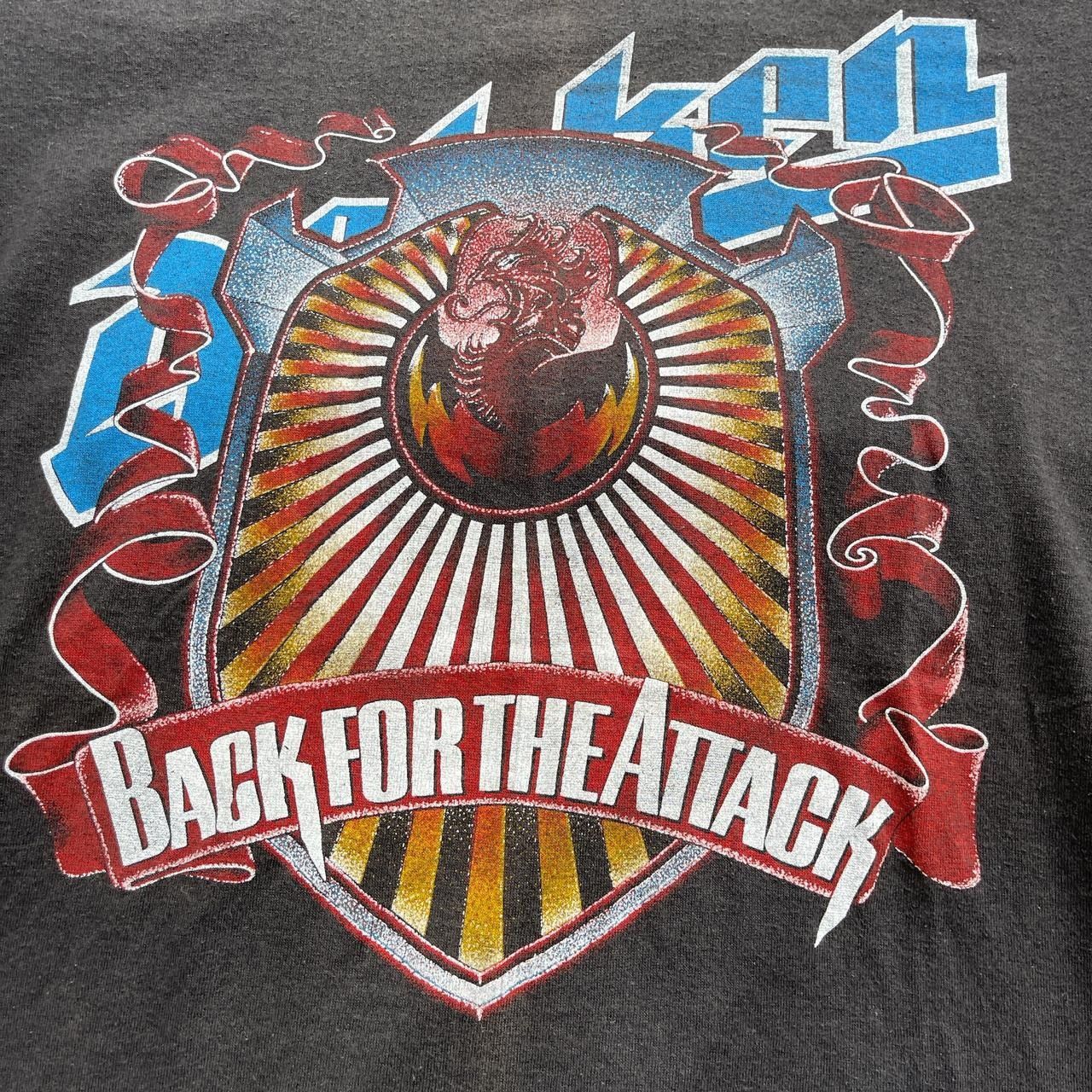 Vintage Vintage Dokken Burning Like A Flame Concert Tour Rare 80s Ro Size US M / EU 48-50 / 2 - 2 Thumbnail