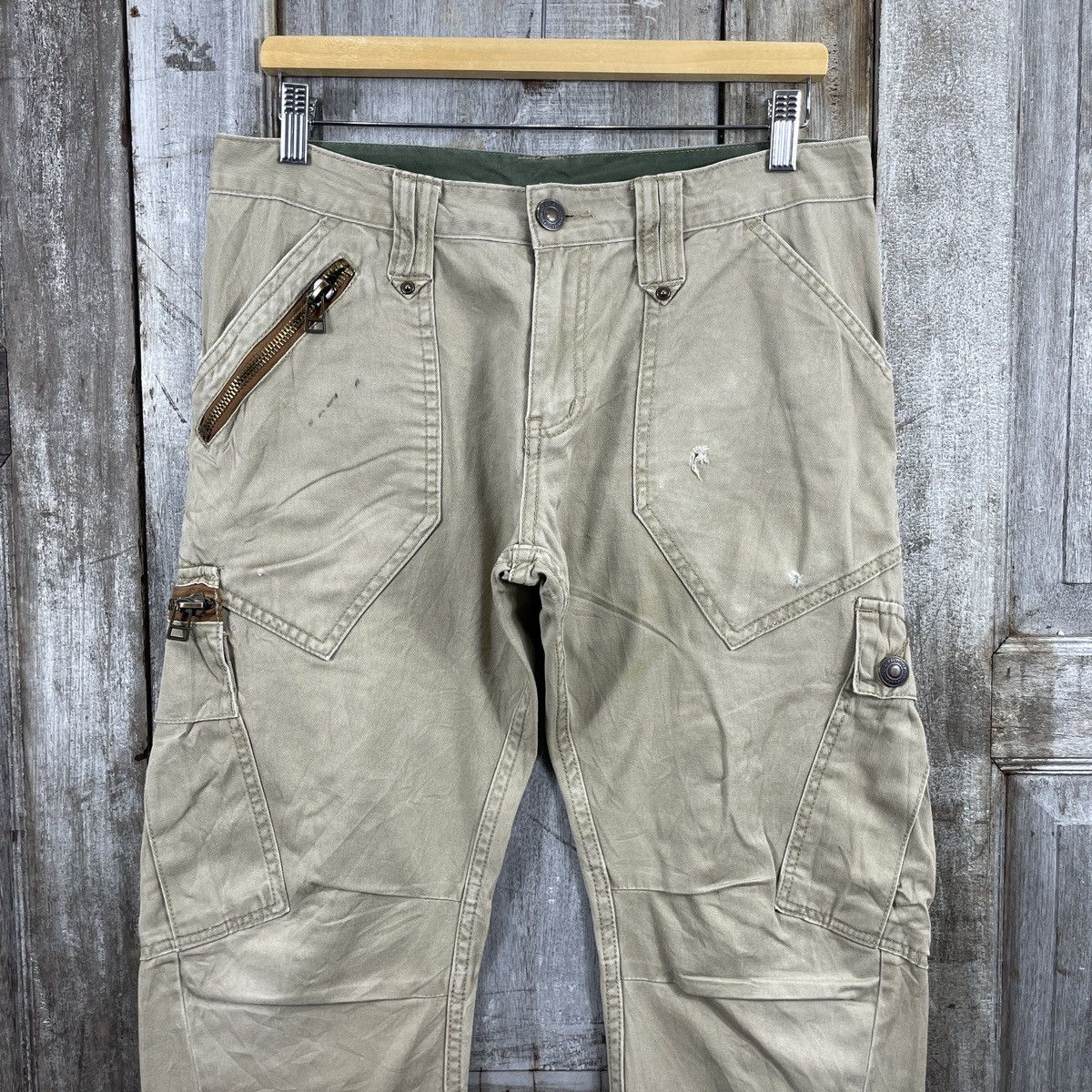 Vintage Japanese Brand Soul Of Freedom Zipper Cargo Pants