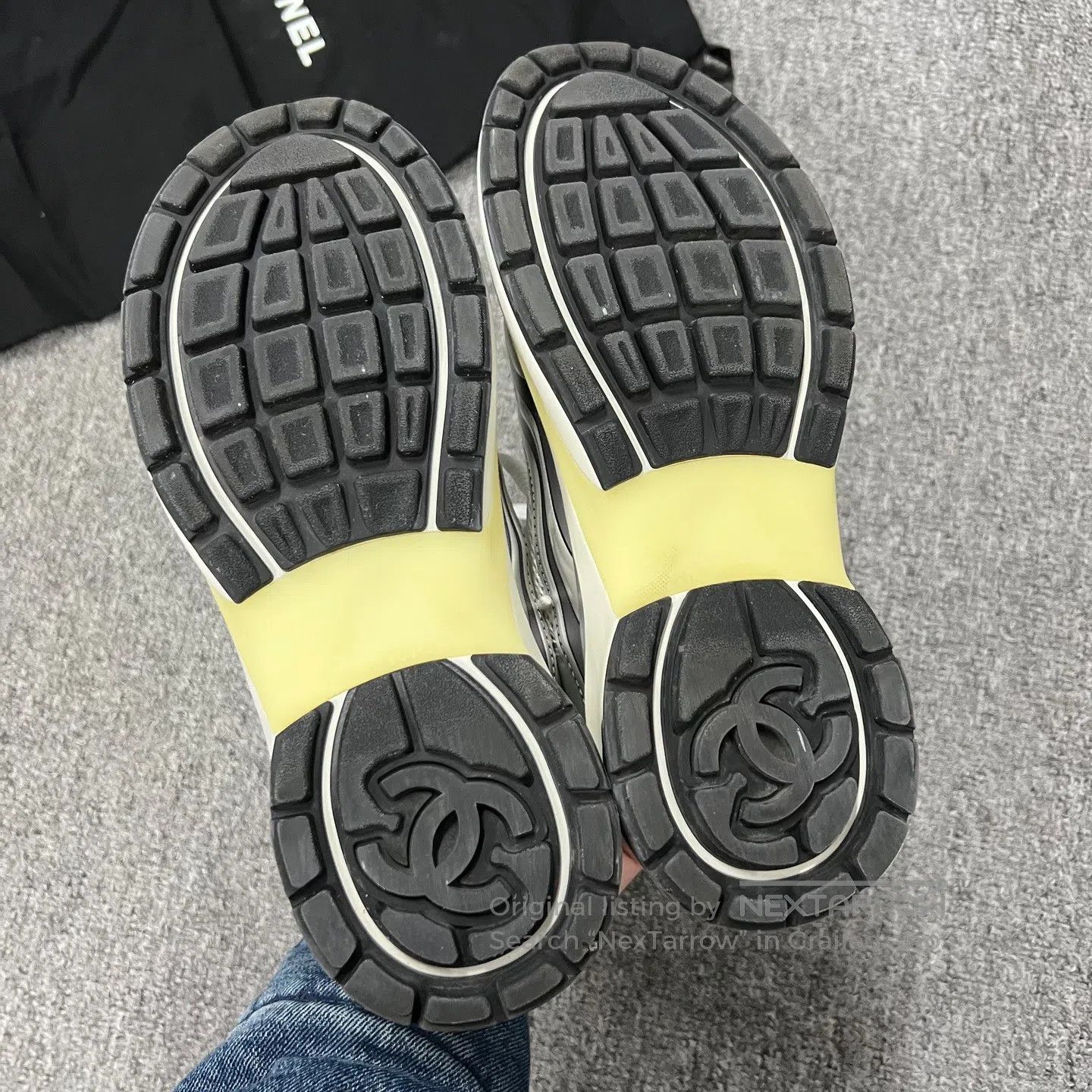 Chanel Chanel Double C Silver Angle King Sports Shoes| Size US 6.5 / IT 36.5 - 5 Thumbnail