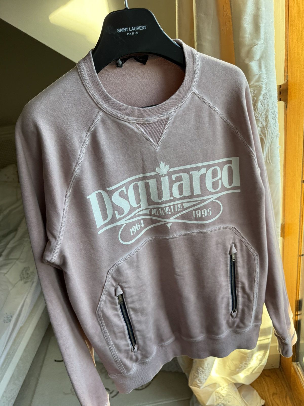 Dsquared2 SS11 Dsquared2 pink logo zip crewneck sweater S Size US S / EU 44-46 / 1 - 18 Thumbnail